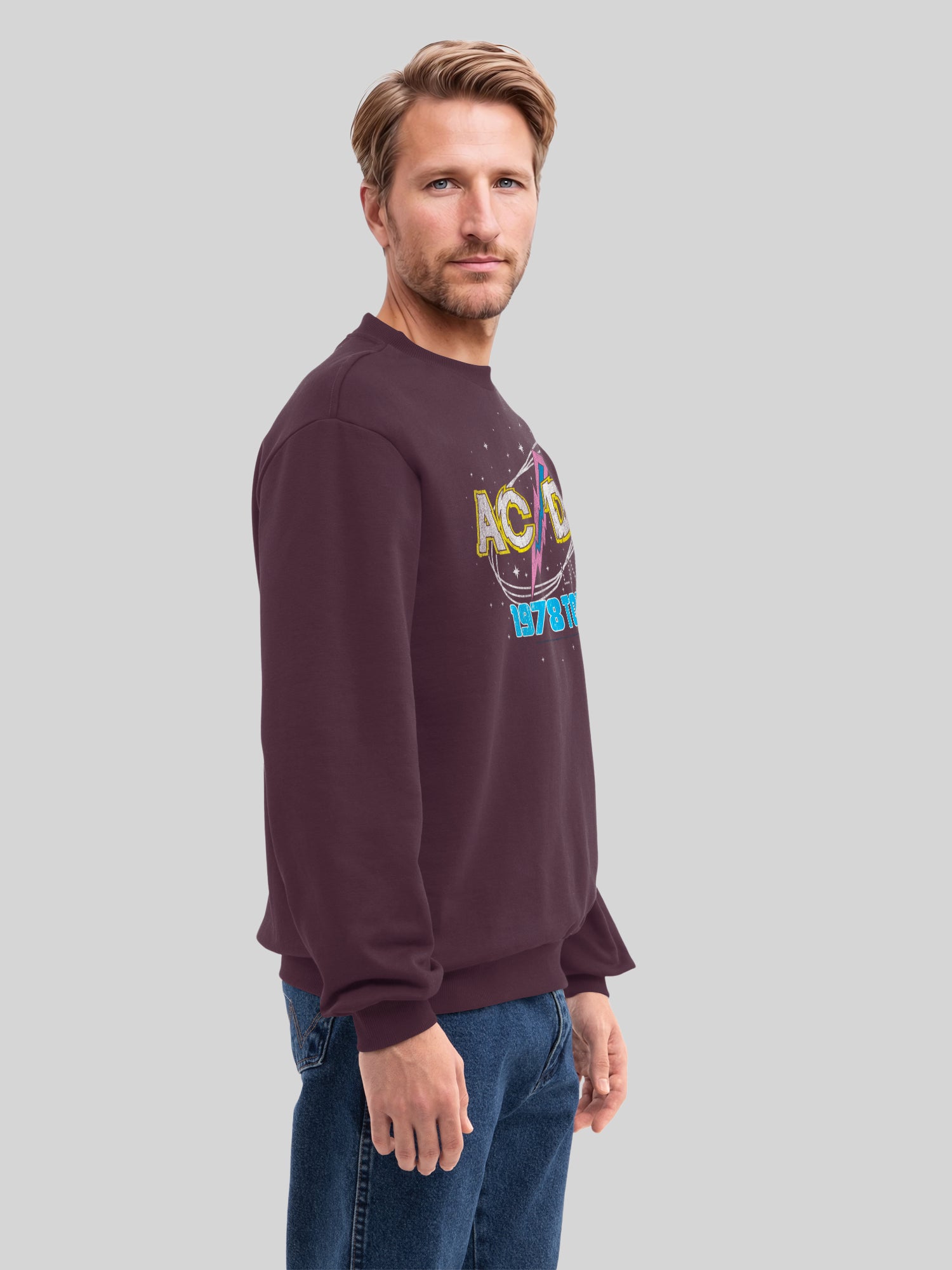 ACDC 1981 Live Tour Herren Sweatshirt