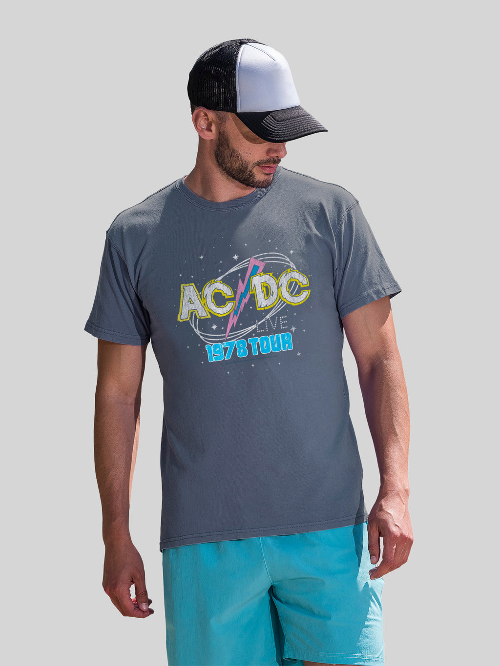 AC/DC 1981 Live Tour Coastal Color T-Shirt