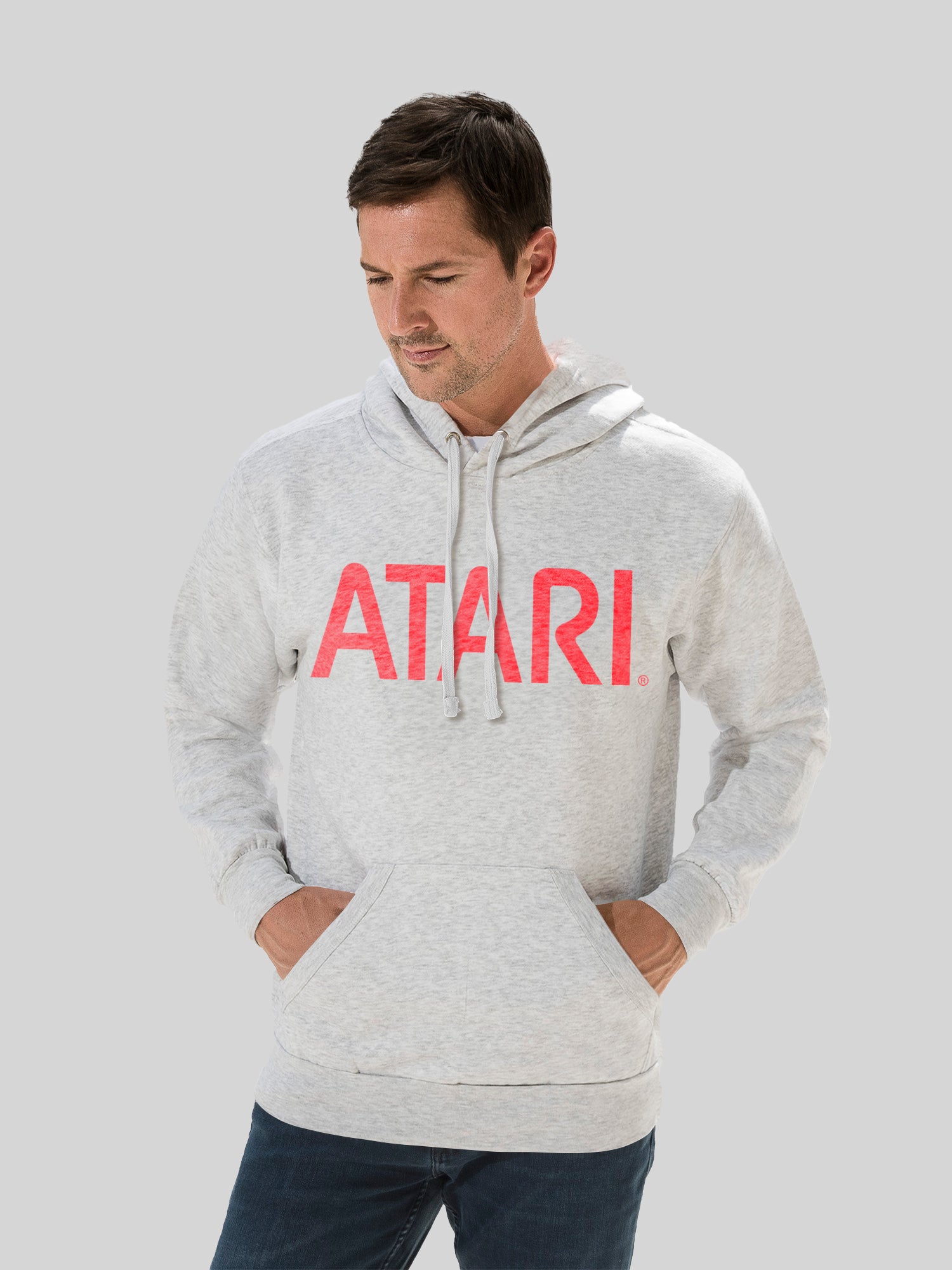 Atari Games Red Retro Gaming mit Vintage Fleece Hood