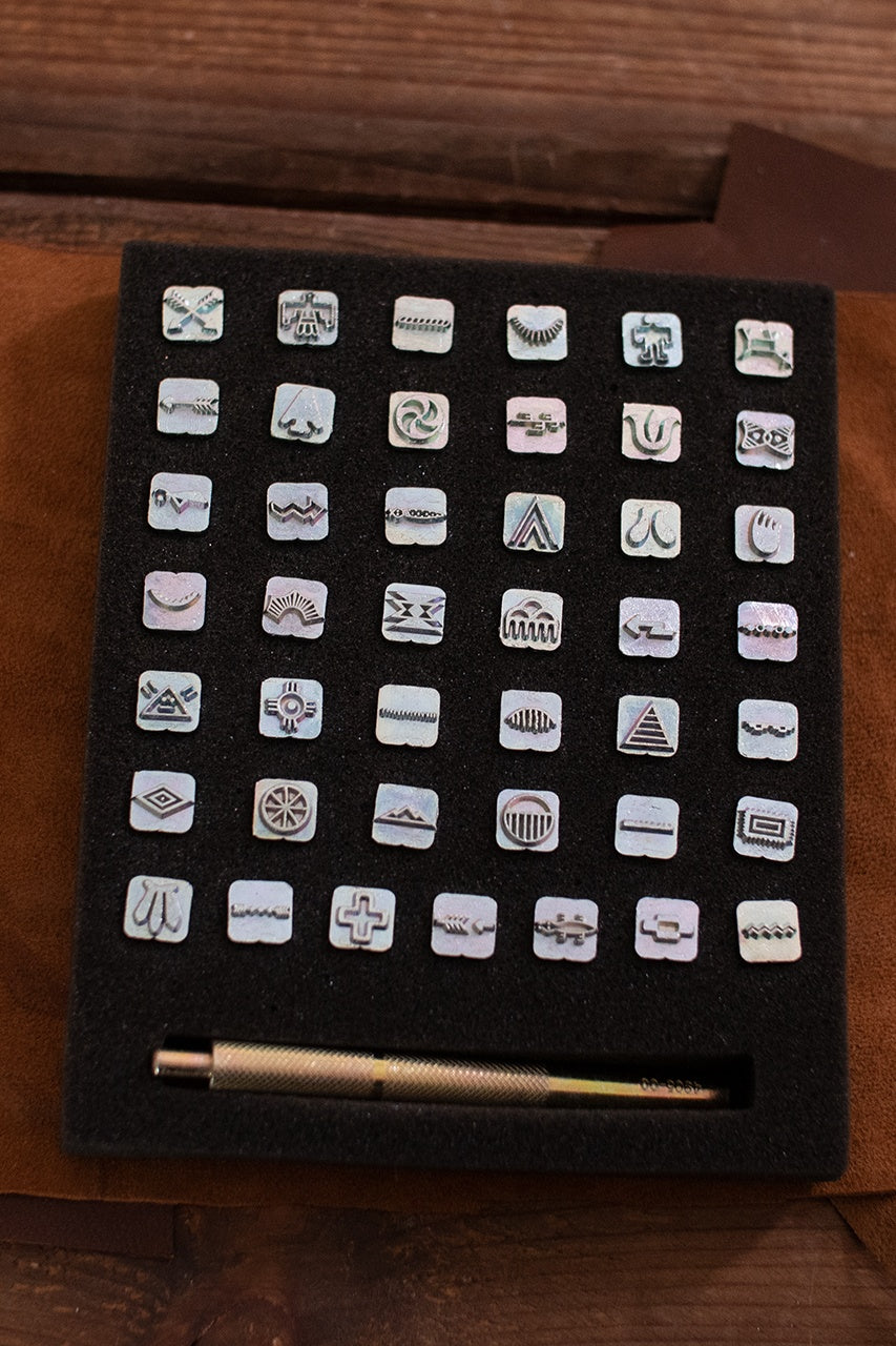 Embossing Tool Set NATIVE AMRICAN SYMBOLS