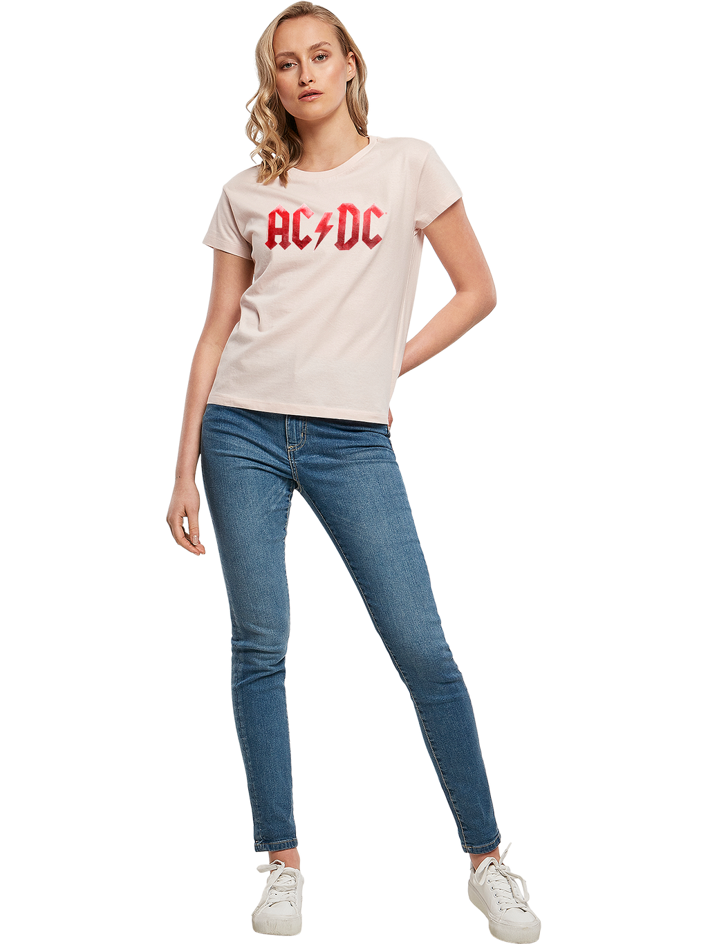 ACDC Red Ice Logo Ladies Box Tee