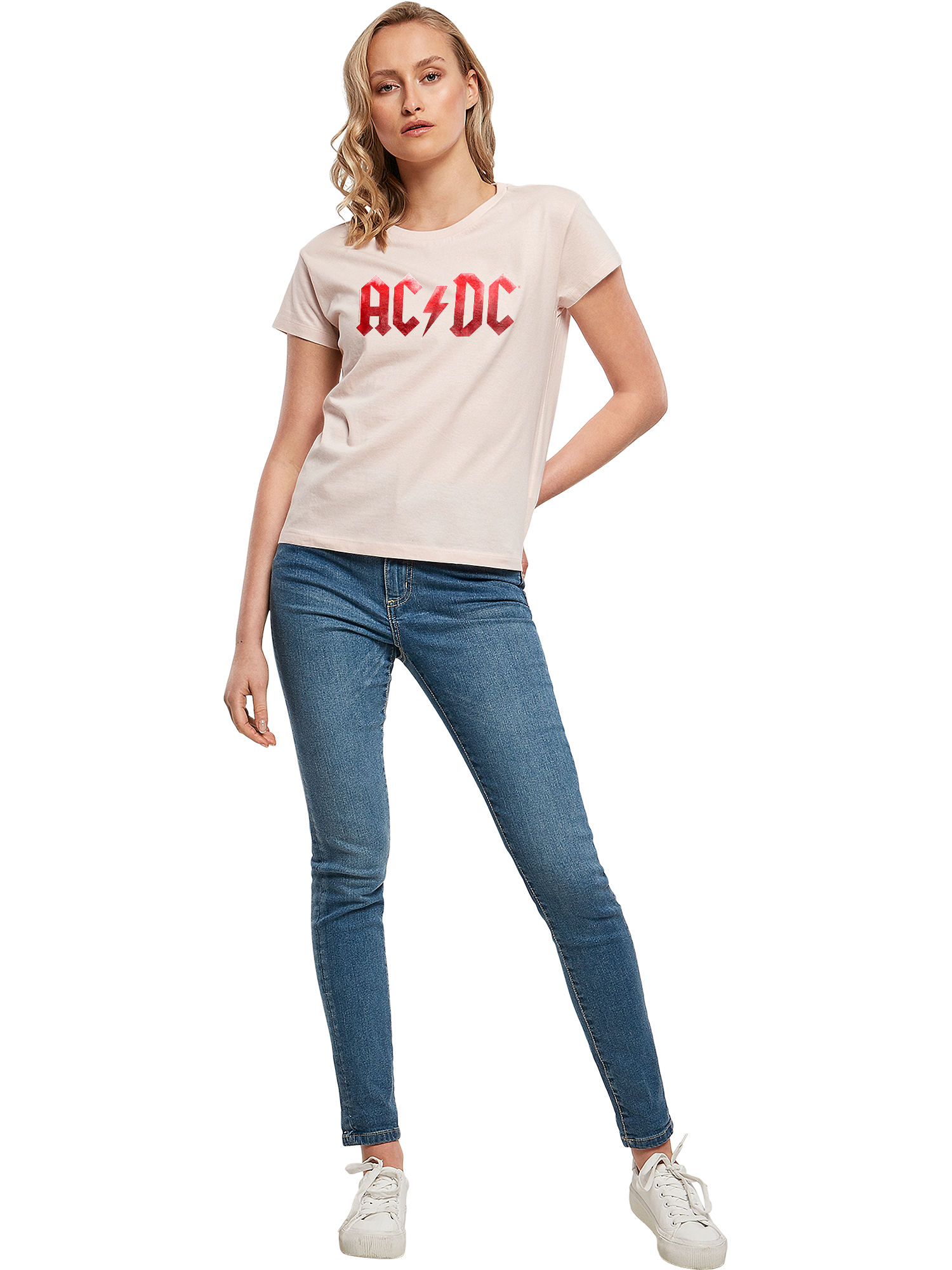 ACDC Red Ice Logo Ladies Box Tee