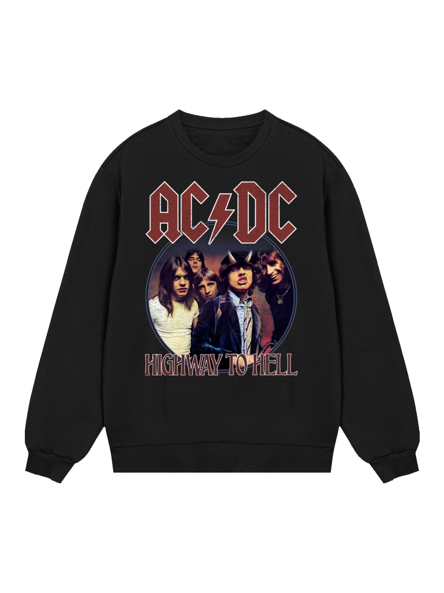 AC / DC Highway to Hell Circle Sweat-shirt organique masculin