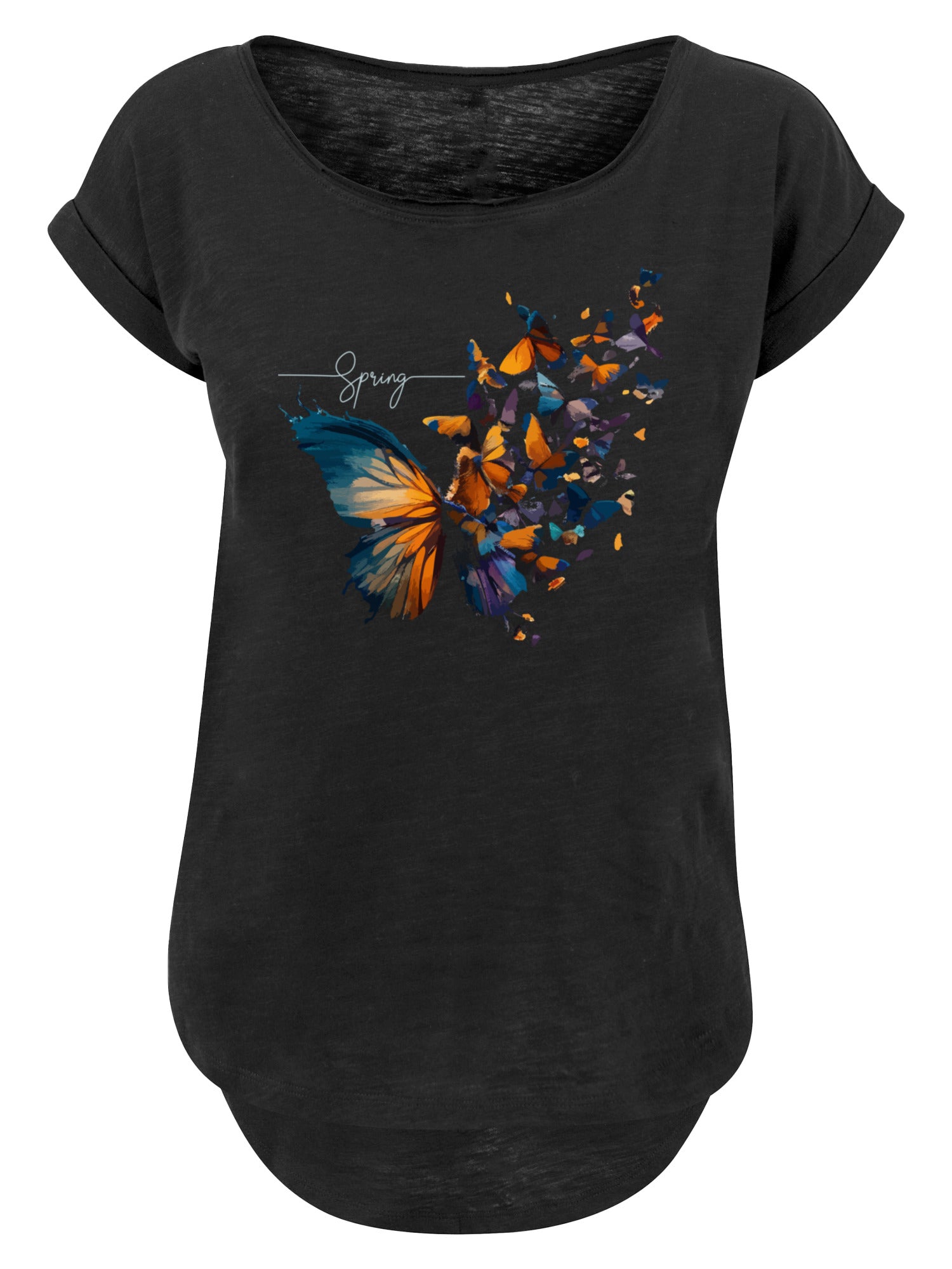 Schmetterling der Schmetterlinge Damen Long T-Shirt
