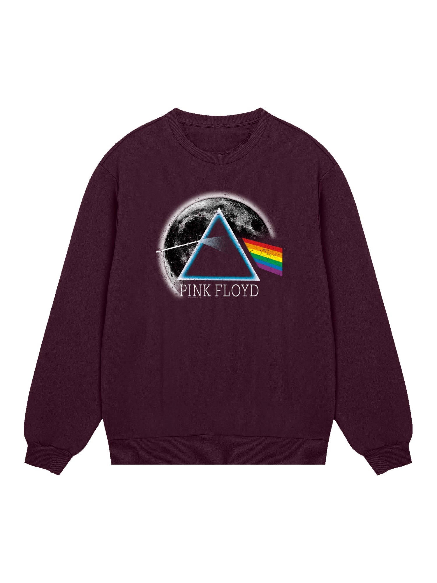 Pink Floyd Dark Side of The Moon Distressed Moon Herren Sweatshirt