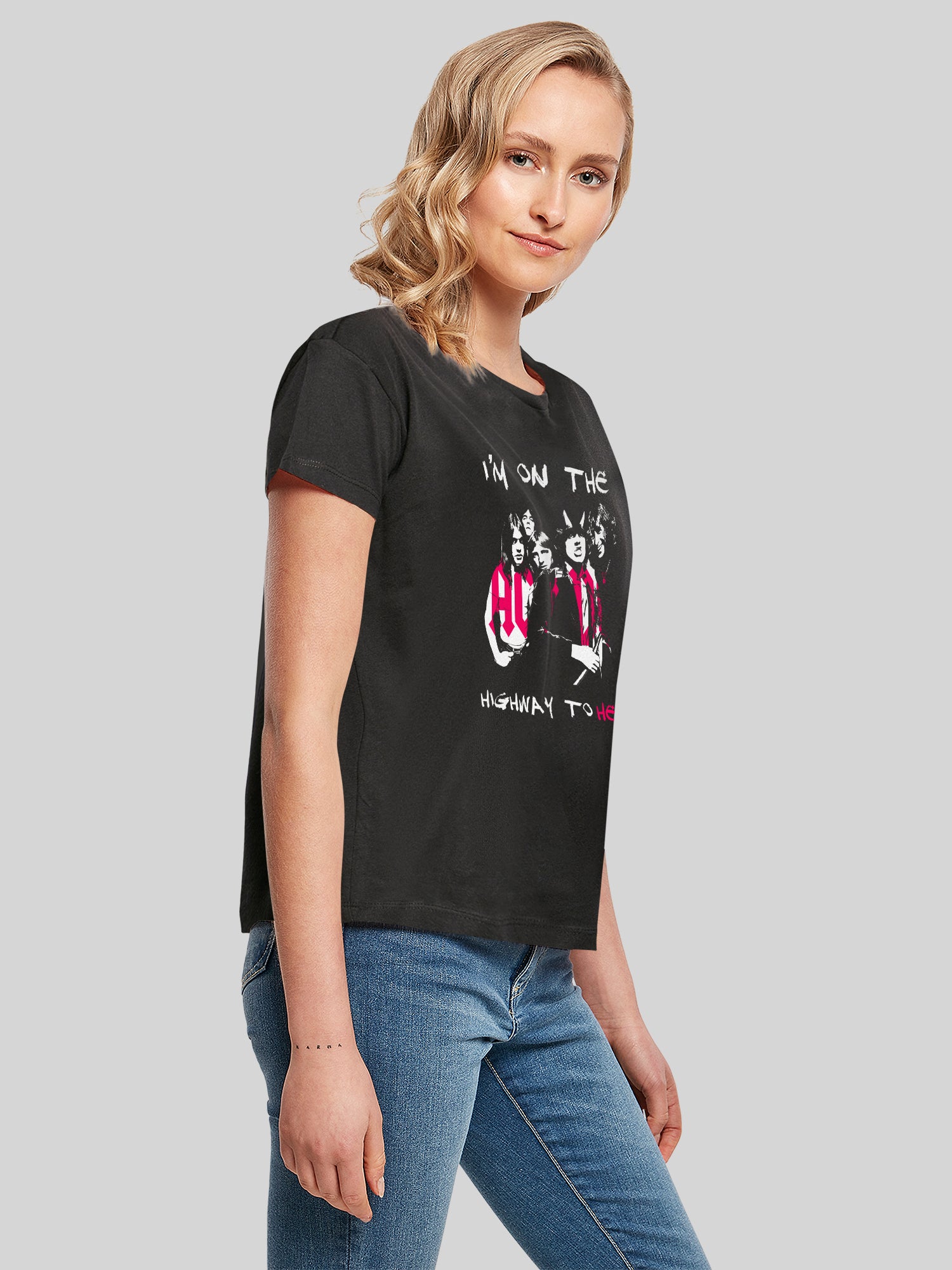 AC / DC Je suis sur l'autoroute T-shirt Box Hell Ladies