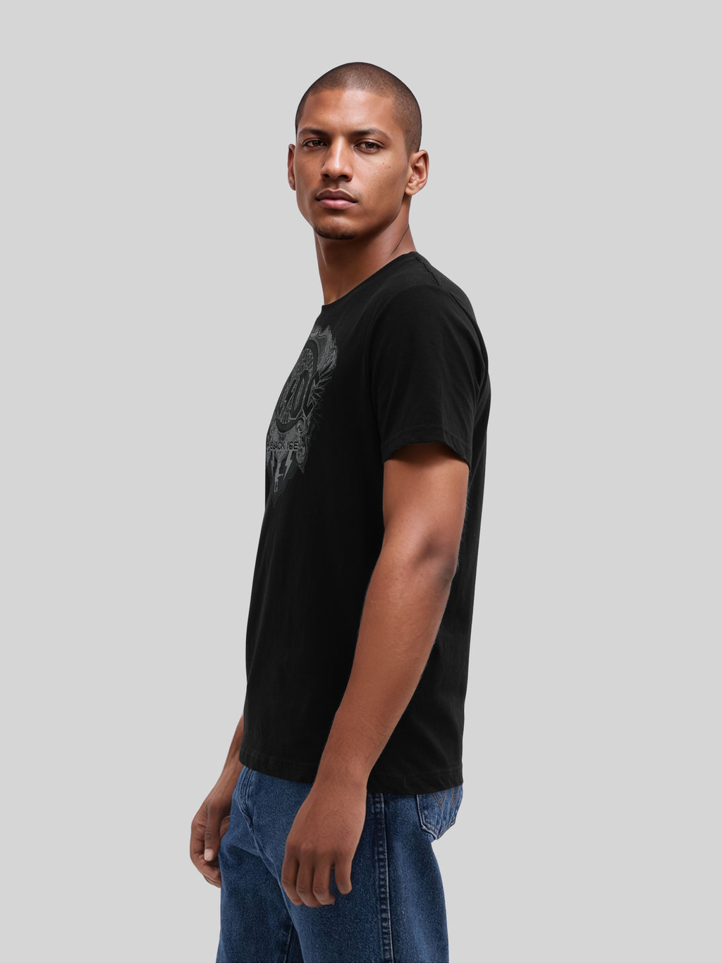 ACDC Black Ice with True Blanks | Mens Regular Tee