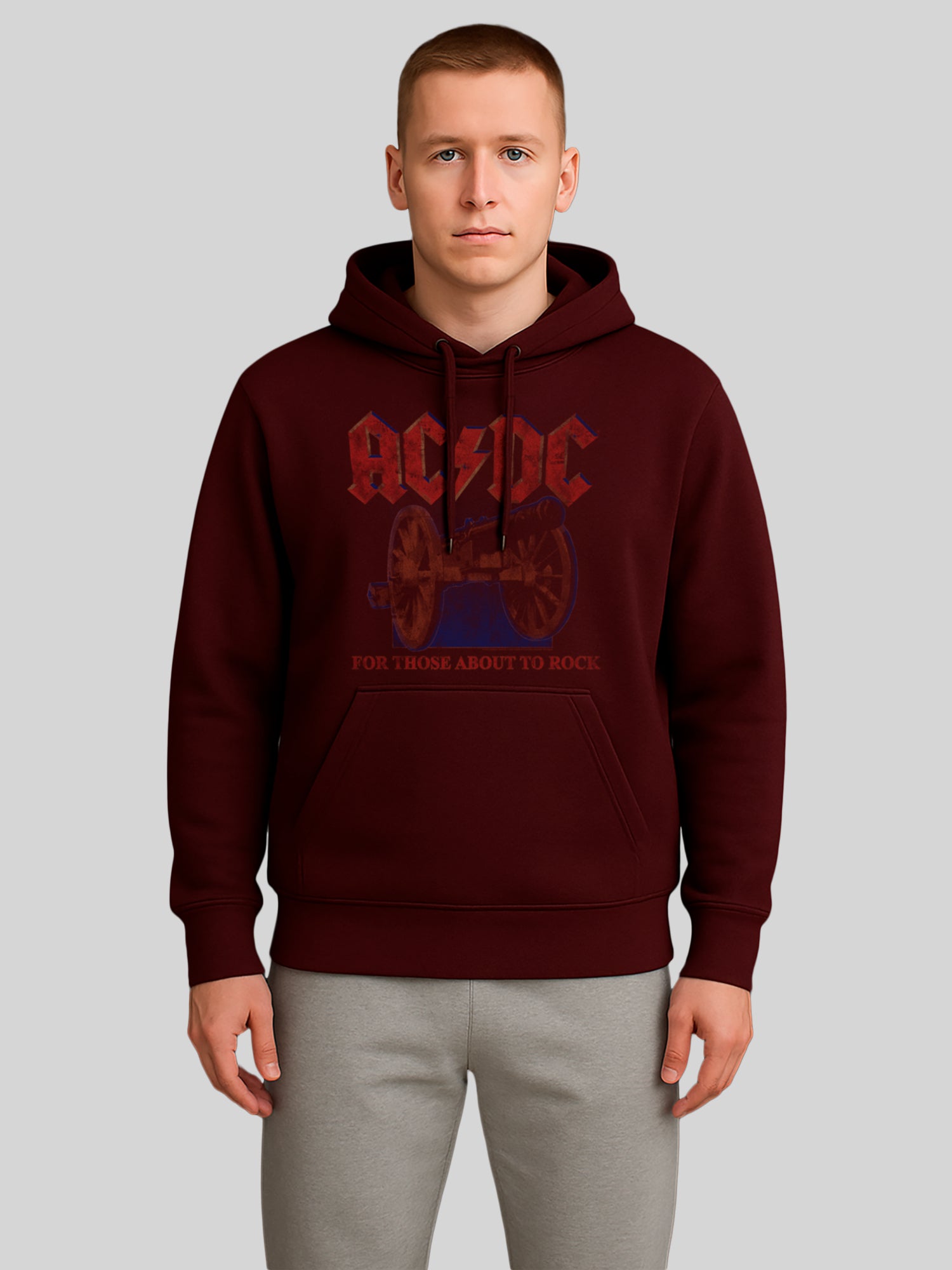 AC / DC pour ceux qui sont sur le point de faire basculer le sweat à capuche biologique pour hommes canon