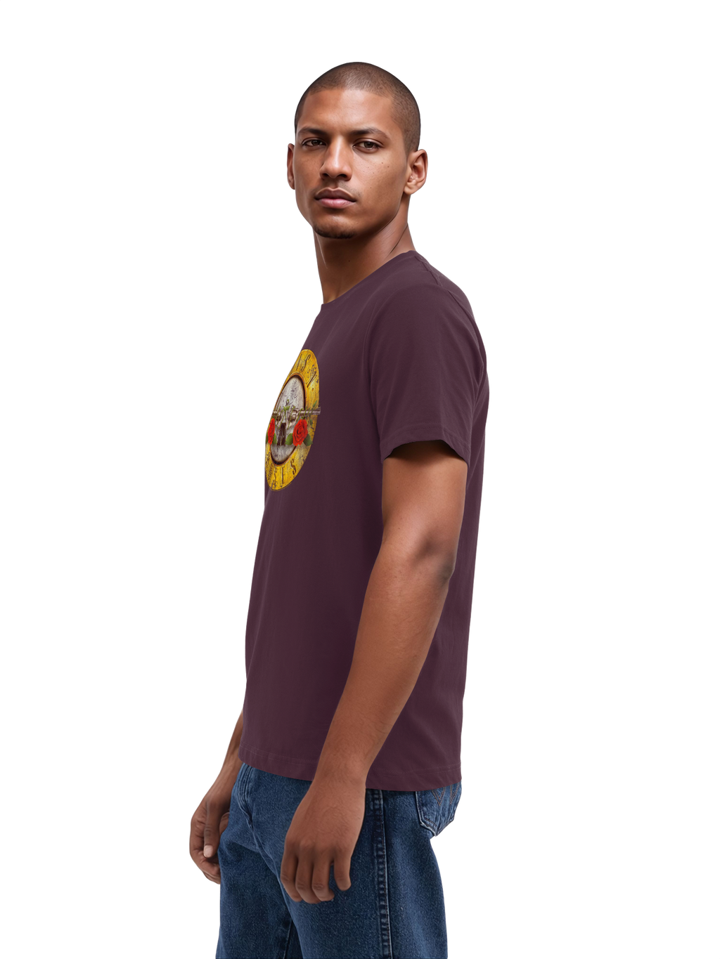 Guns n 'Roses Vintage Bullet Logo Herren reguläres T -Shirt