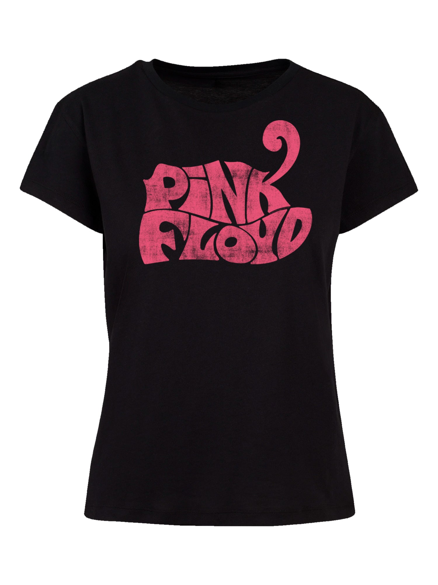 Pink Floyd Retro Logo Navy Ladies Box T-Shirt