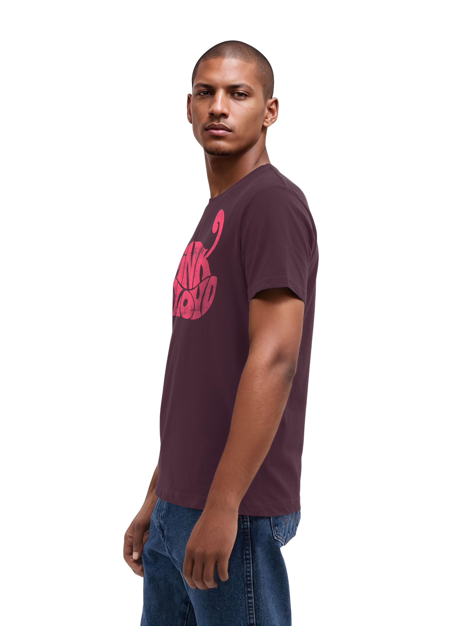 Pink Floyd Retro Logo Navy Men's Organic T-Shirt