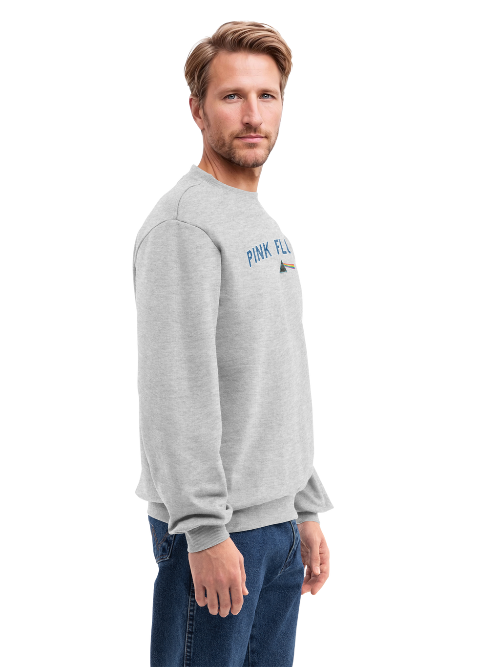 Pink Floyd College Prism avec de vraies blancs | Pull régulier pour hommes