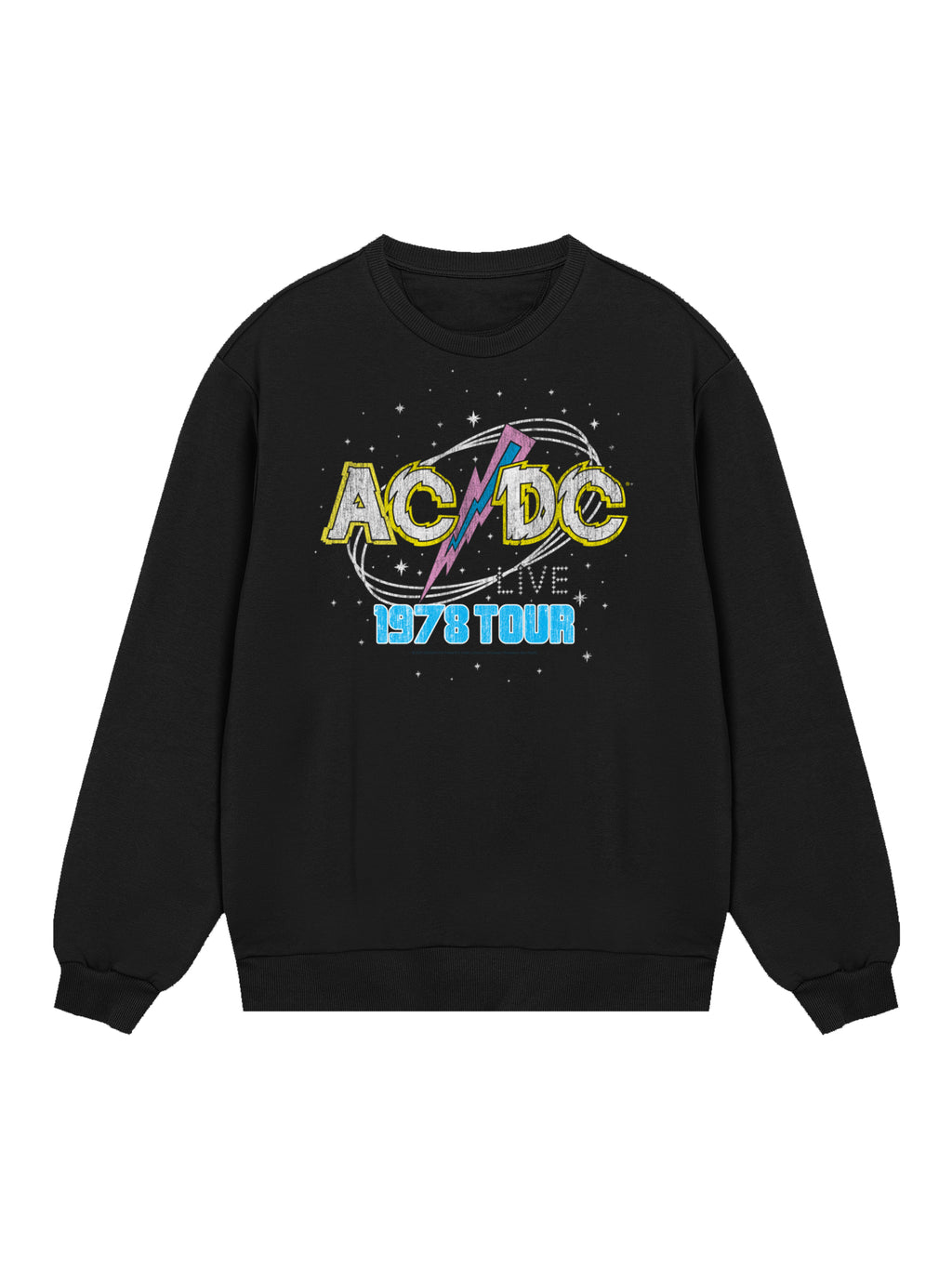 ACDC 1981 Live Tour Herren Sweatshirt