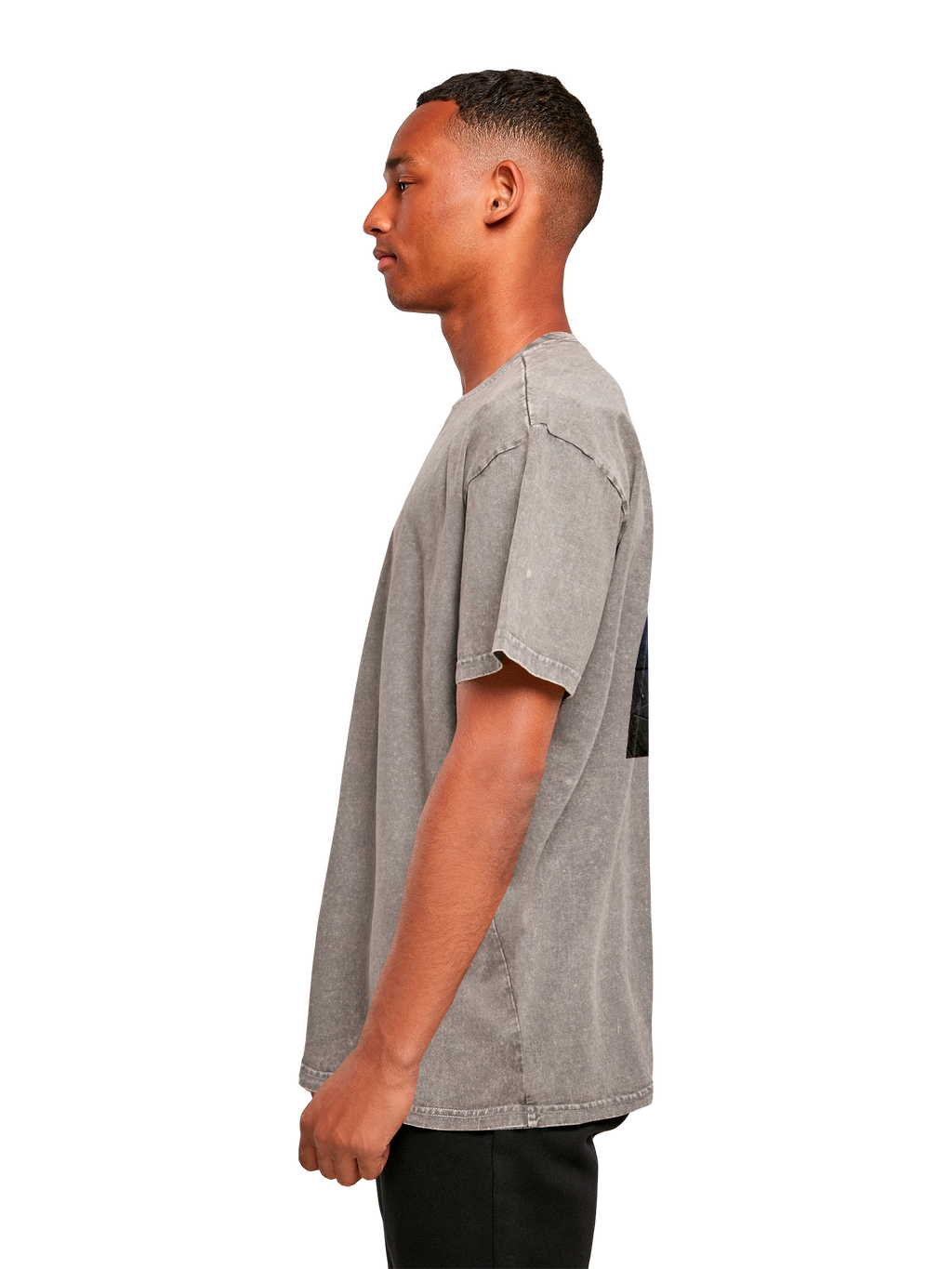 Logotipo de Atari Games White Retro Gaming Horizontal y Atari Gravitar Box Cover con camiseta de gran tamaño pesado de ácido