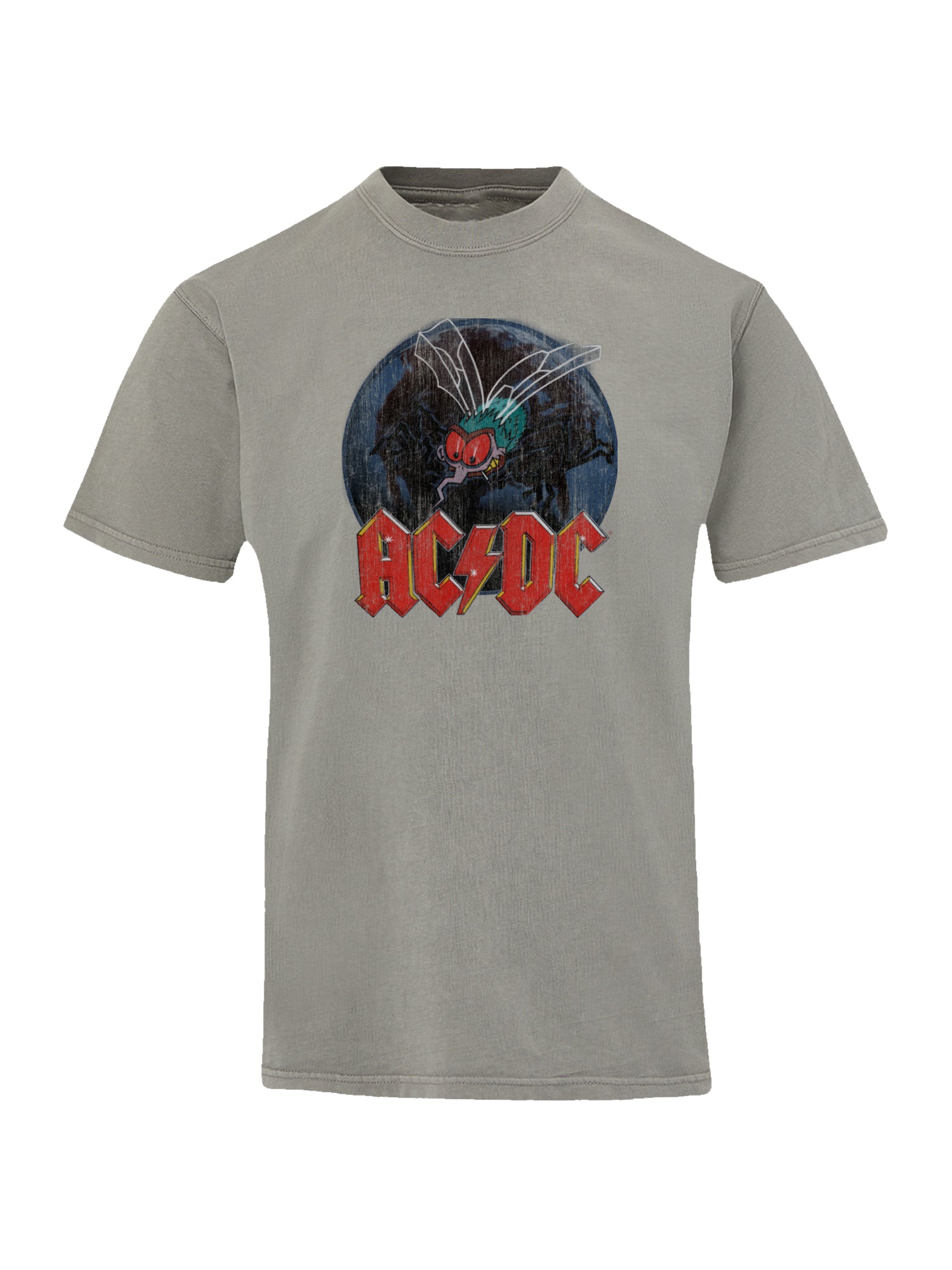 ACDC Fly sur le mur avec un tee-shirt de couleur côtière