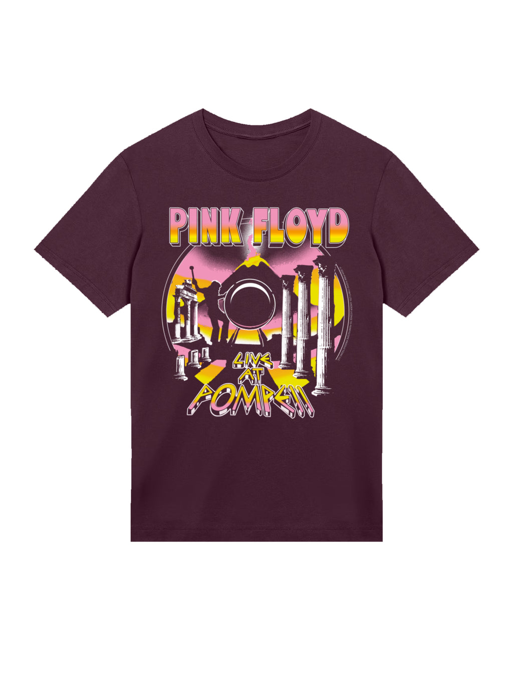 Pink Floyd Live à Pompeii Volcano Men's Organic T-shirt