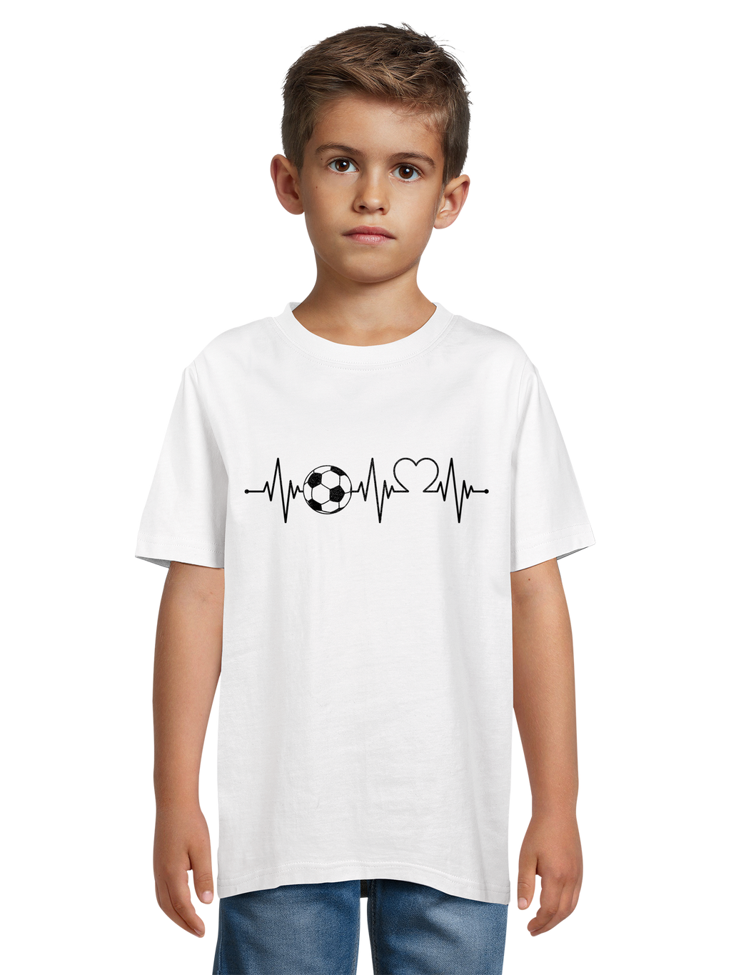 Heartbeat Soccer Kids T-Shirt
