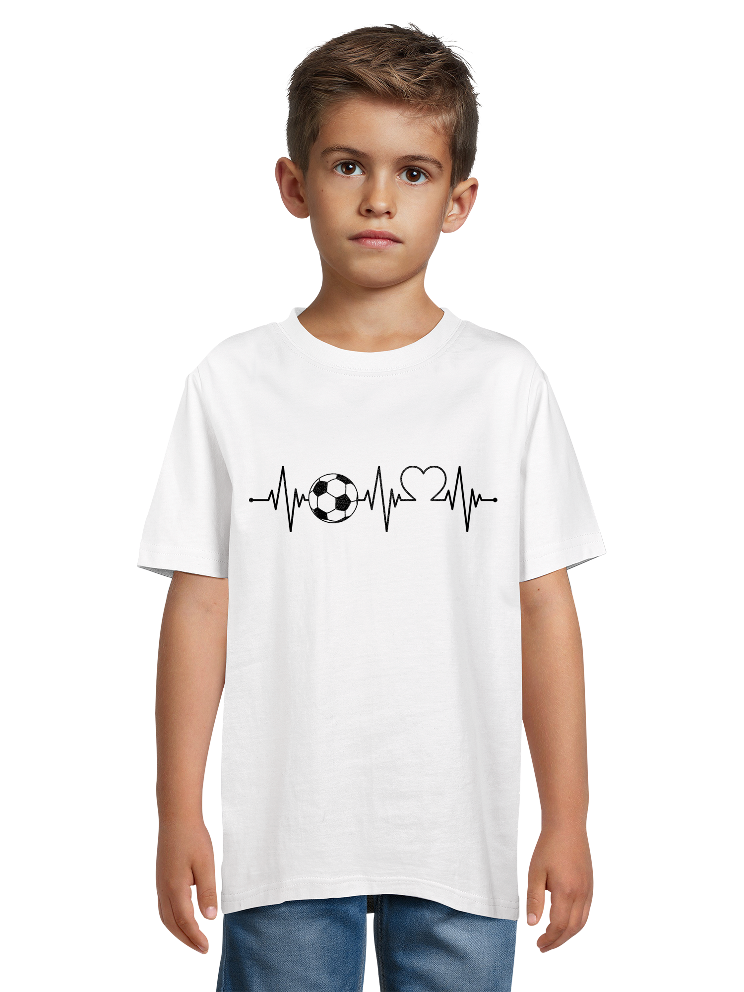 Heartbeat Soccer Kids T-Shirt