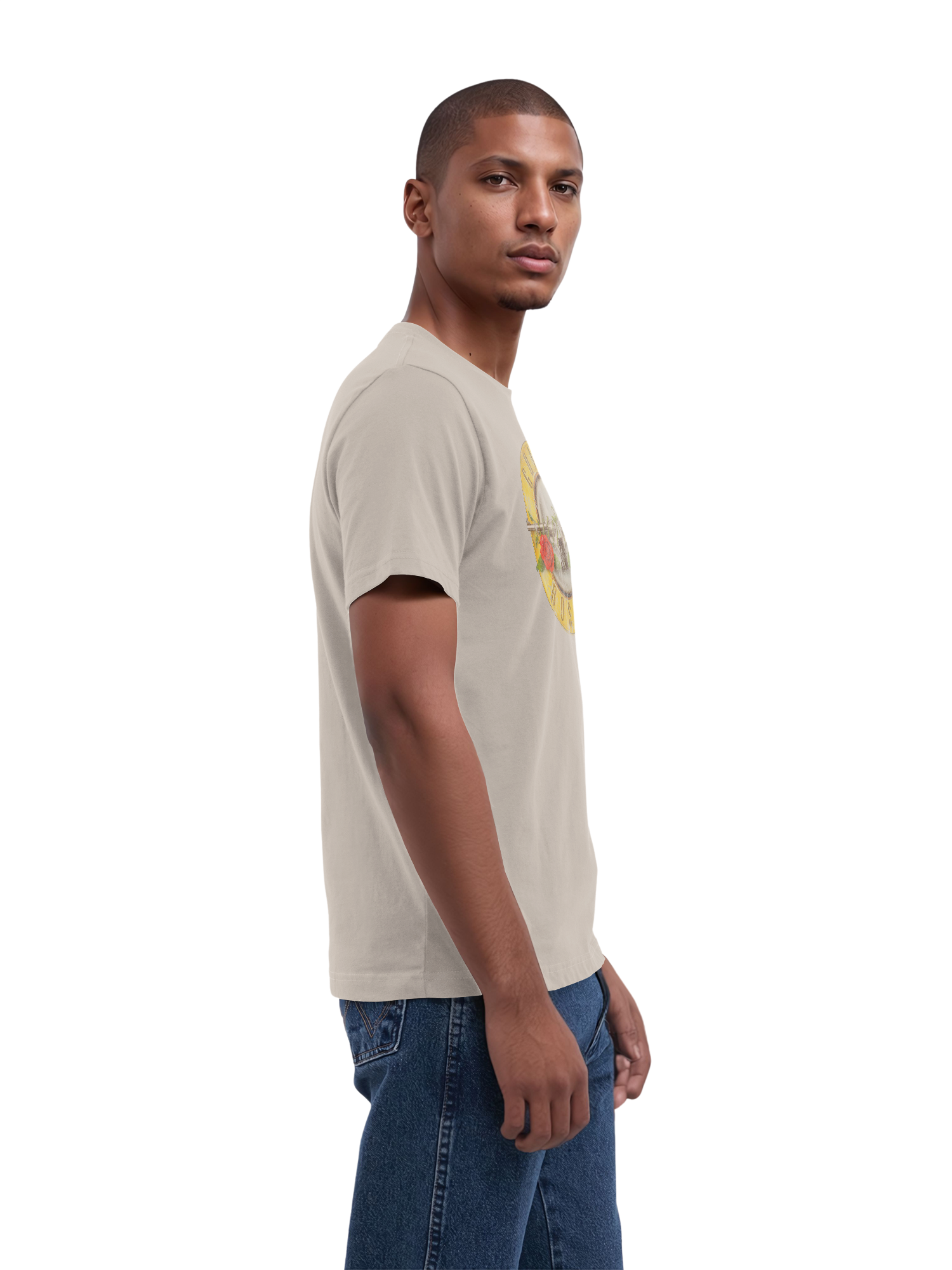 Guns 'n' Roses Vintage Bullet Logo with True Blanks | Mens Regular