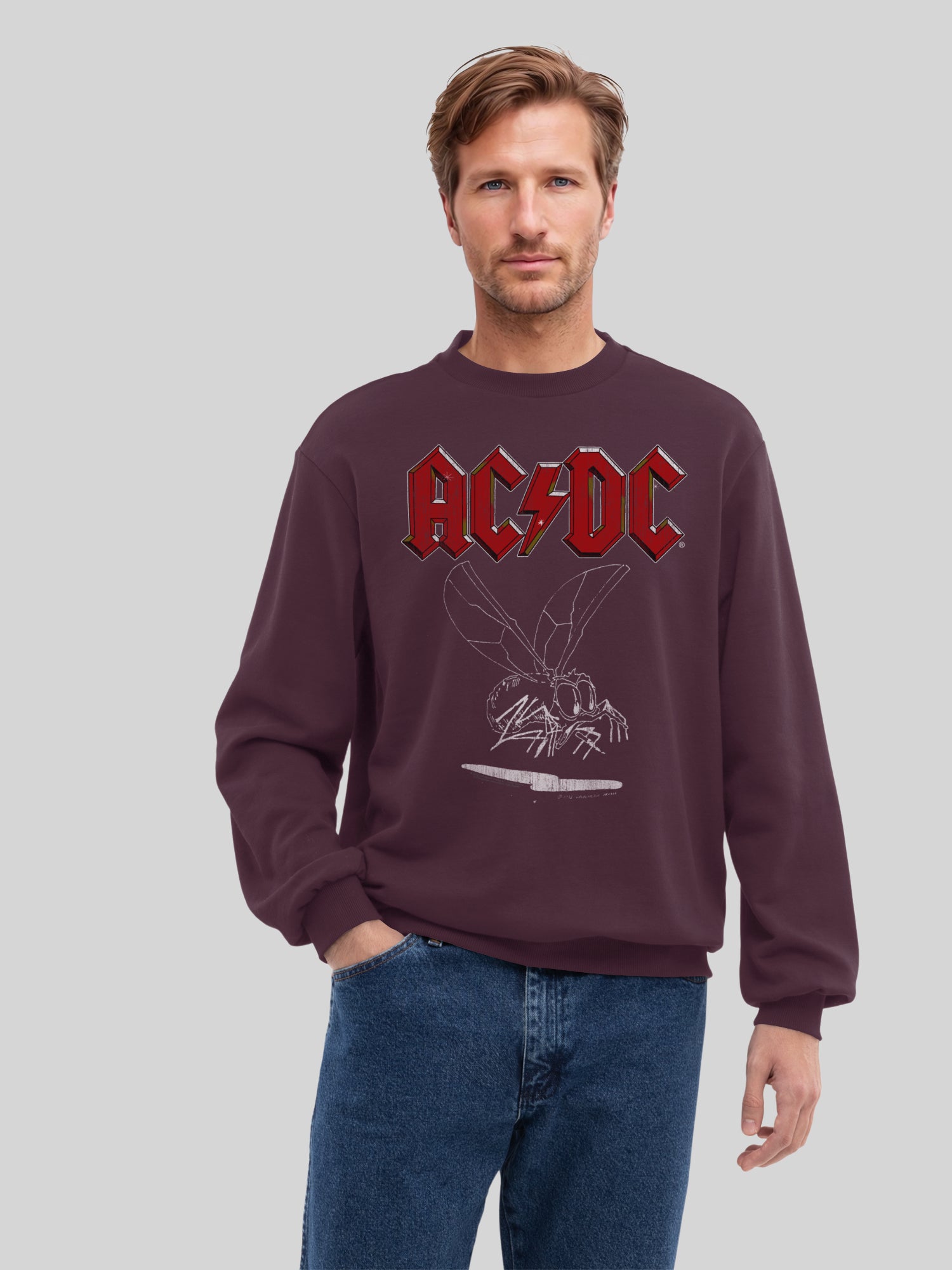 AC / DC Fly on the Wall 1985 Sweat-shirt biologique masculin