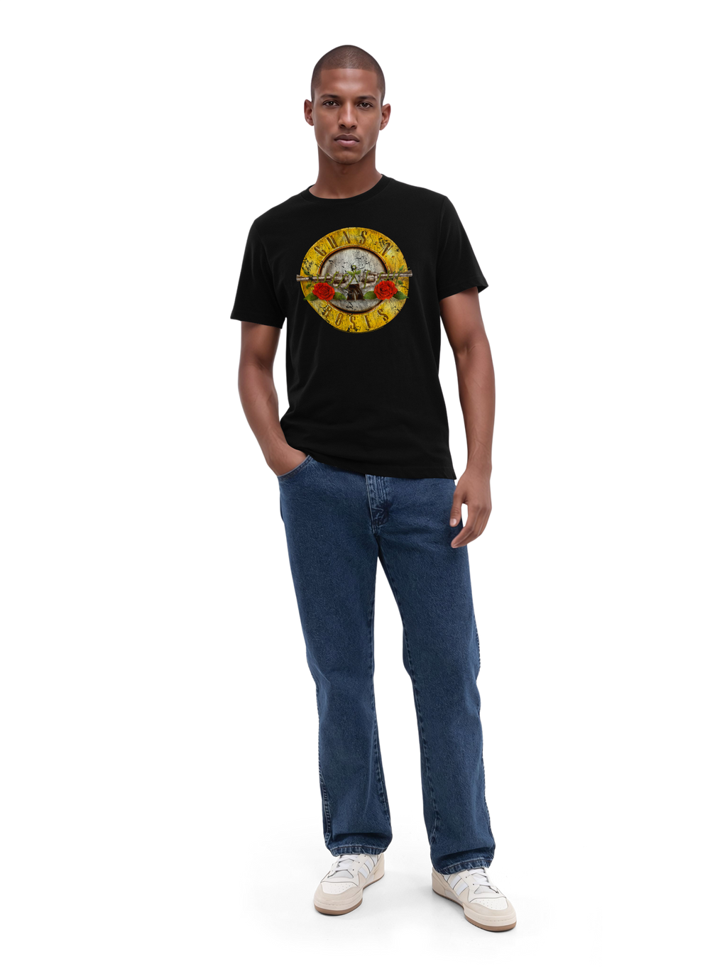 Guns 'n' Roses Vintage Bullet Logo with True Blanks | Mens Regular