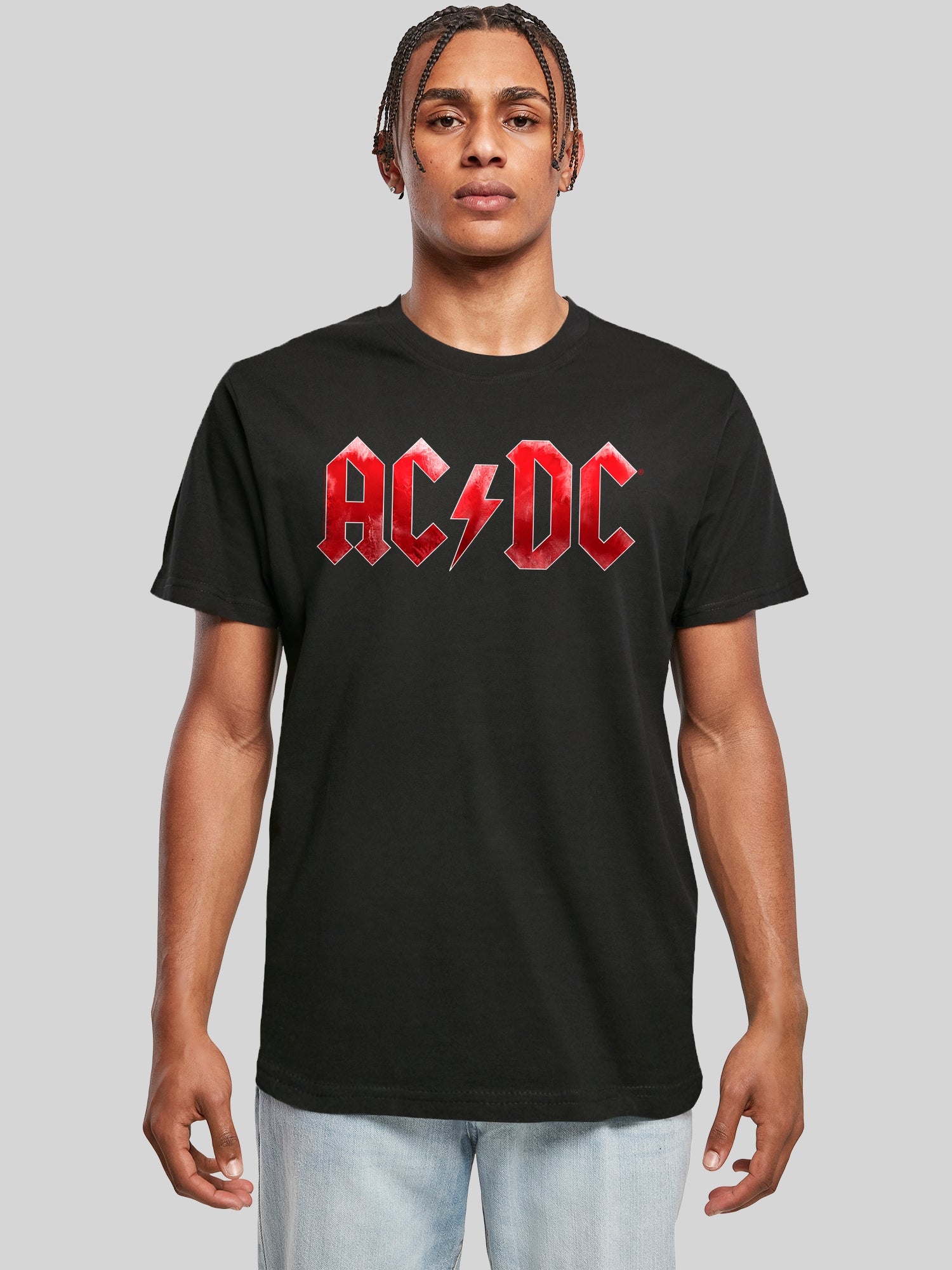 Camiseta ACDC Red Ice Logo Camiseta redonda