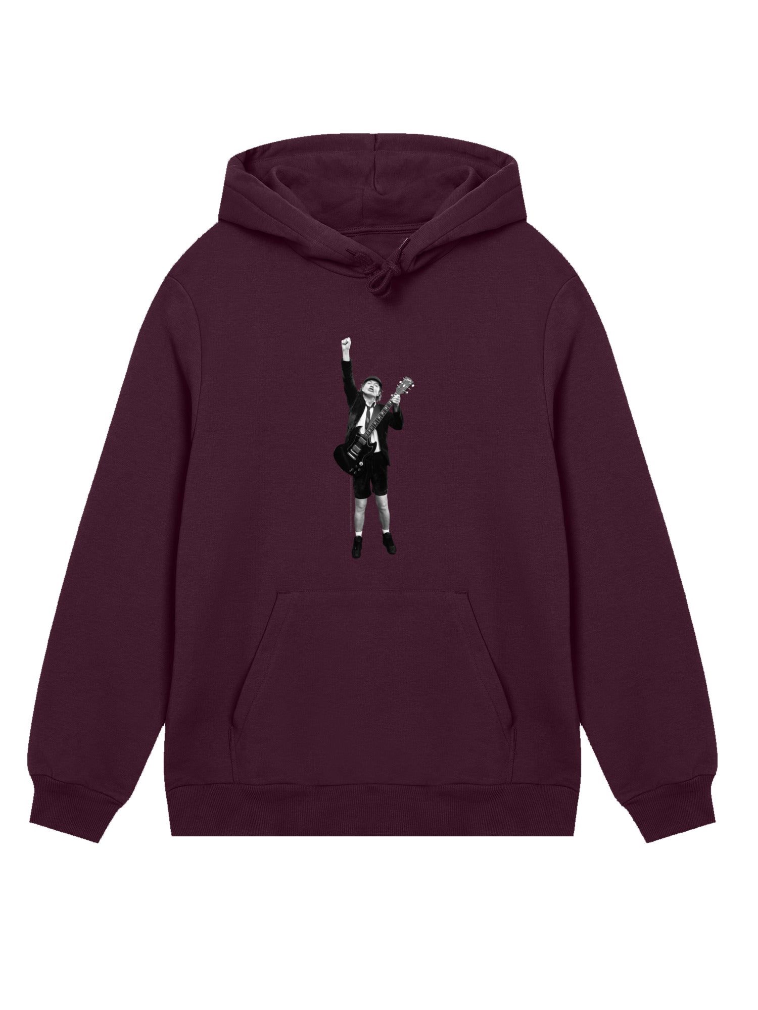 ACDC Angus Young Cut Out with True Blanks | Mens Regular Hoodie
