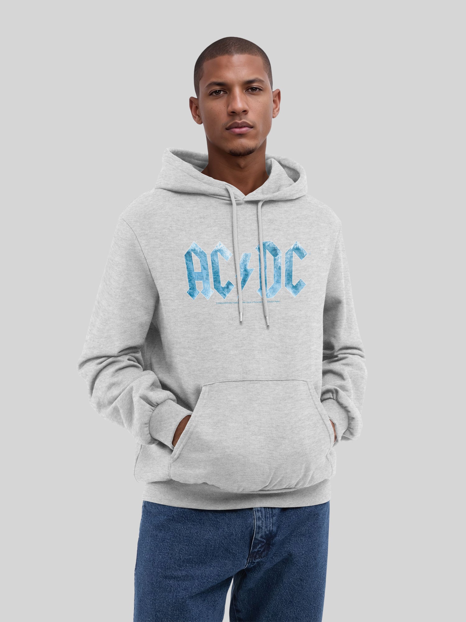 ACDC Blue Ice Logo Herren Hoodie