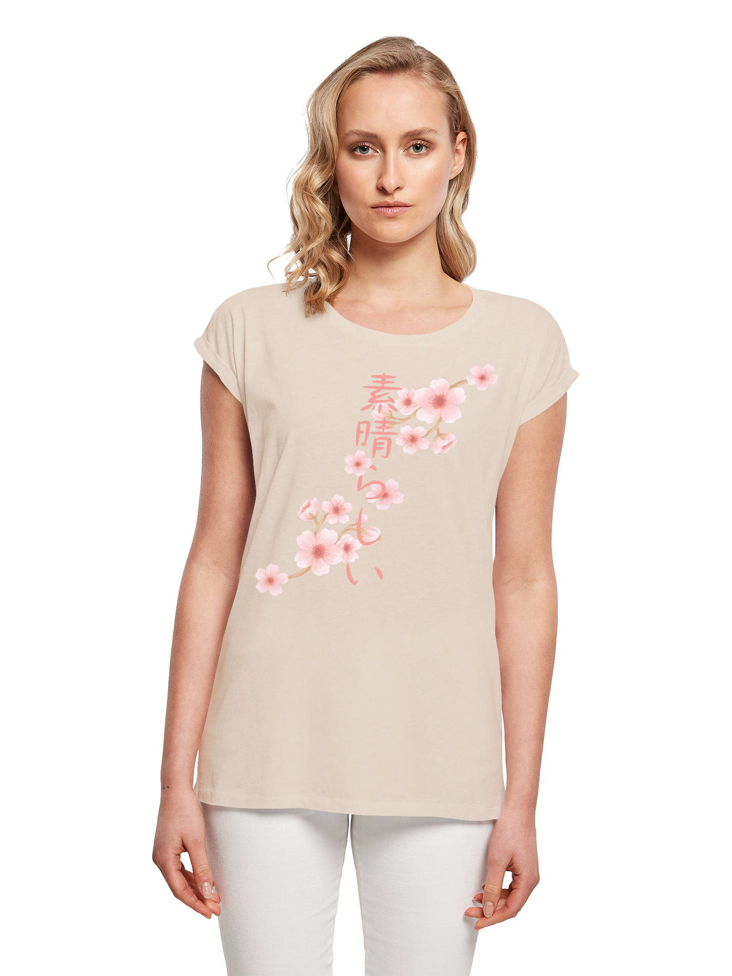 Camiseta de damas de Kirschblüten Asien