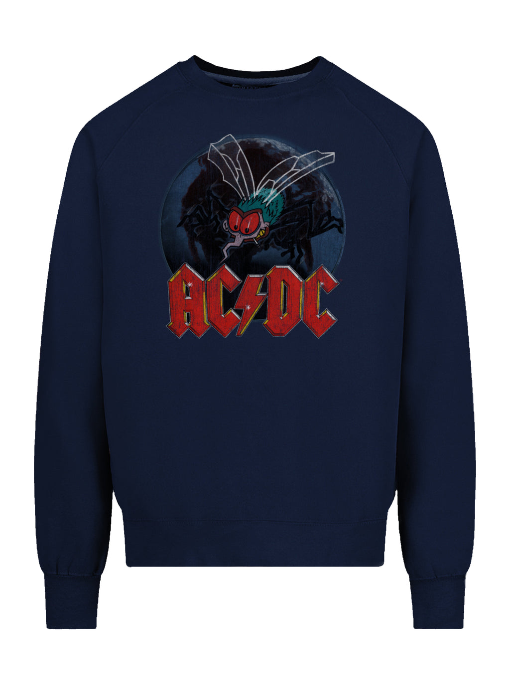 ACDC Fly On The Wall with Vintage Fleece Raglan Crew