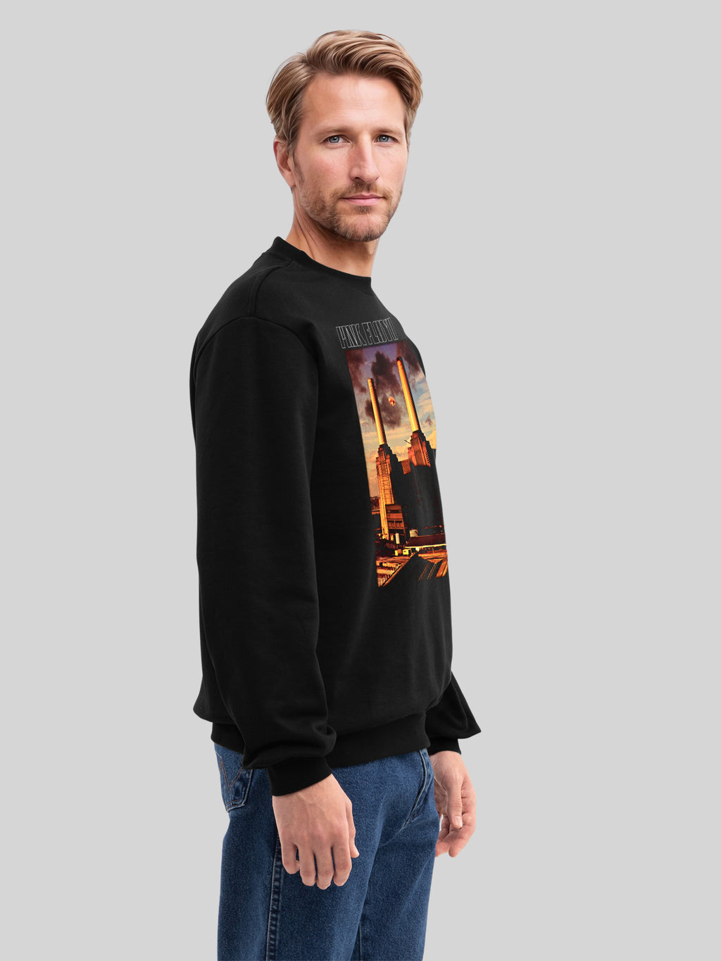 Pink Floyd Animal Cover Men's Organic Sweatshirt