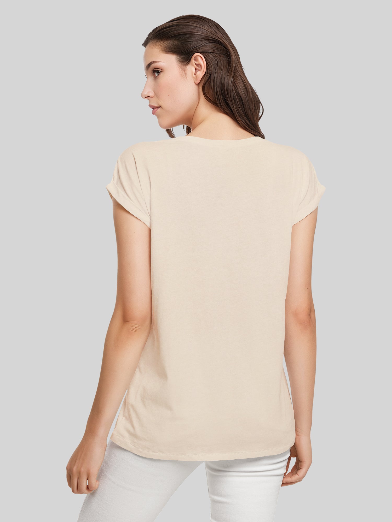 Guns N 'Roses Roses Calavera con Damas Extendida TEE de hombro