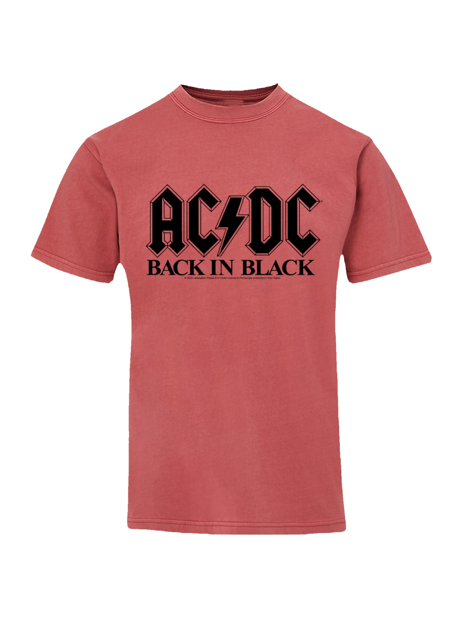 AC/DC Back In Black Logo with Coastal Color Tee