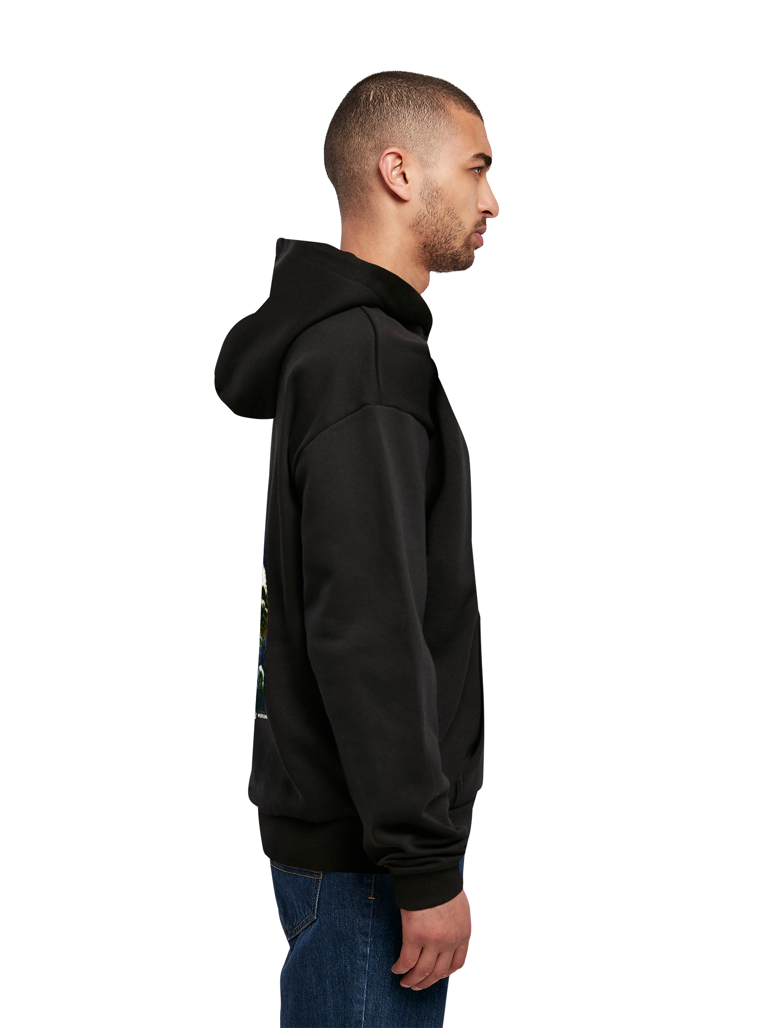 Atari Games Logo White Retro Gaming Horizontal and Atari Asteroids Box Cover with Ultra Heavy Hoody