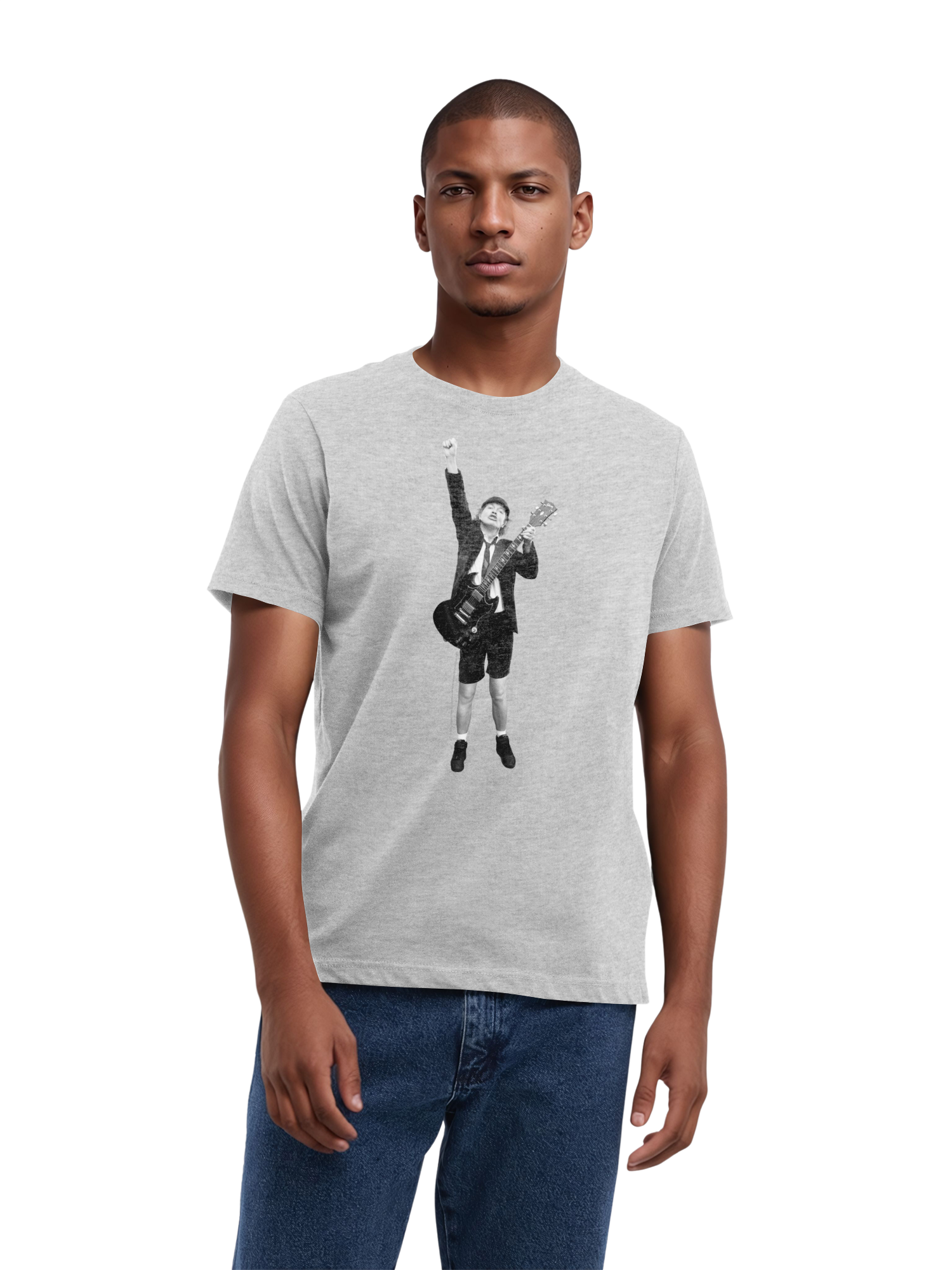 ACDC Angus Young Cut Out Herren T-Shirt