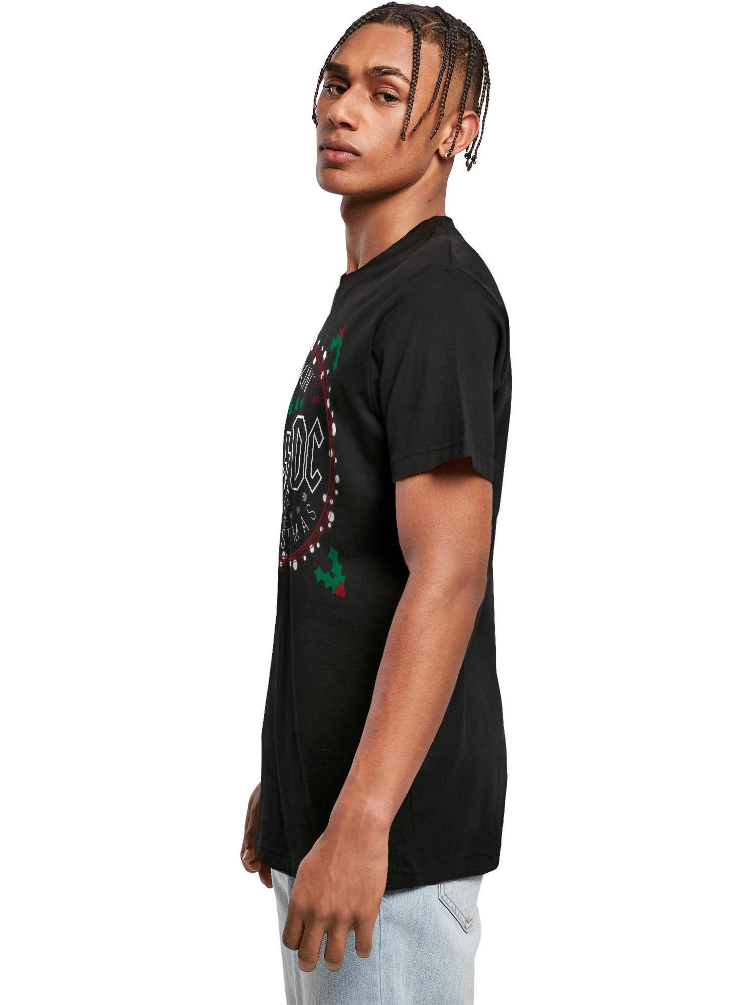 T-shirt AC / DC Christmas Circle