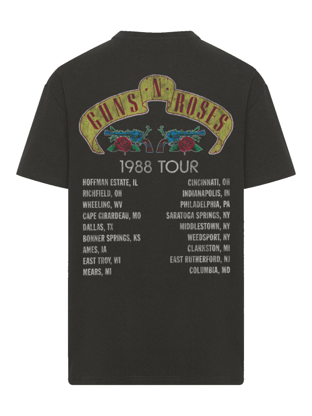 Guns N' Roses 1988 Tour Heavy Oversized T-Shirt