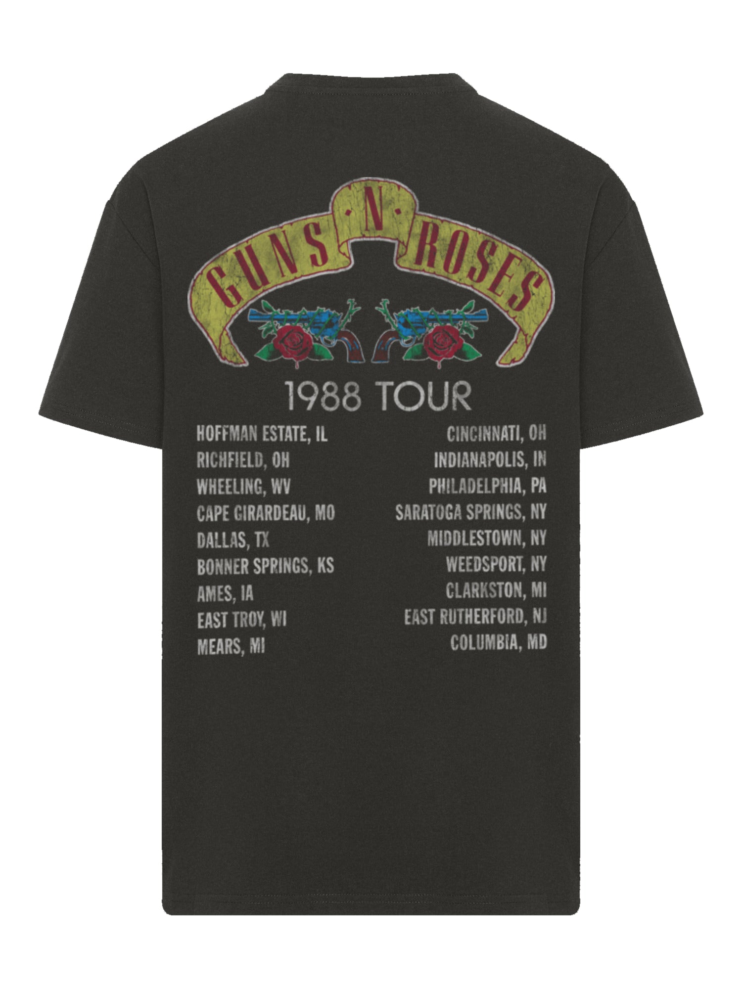 Guns N' Roses 1988 Tour Heavy Oversized T-Shirt