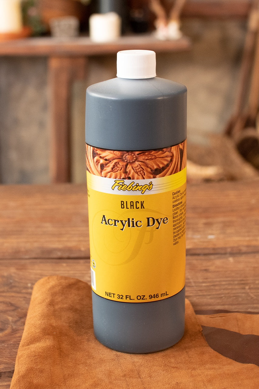 Tinte acrílico Fiebing's 946 ml. Negro