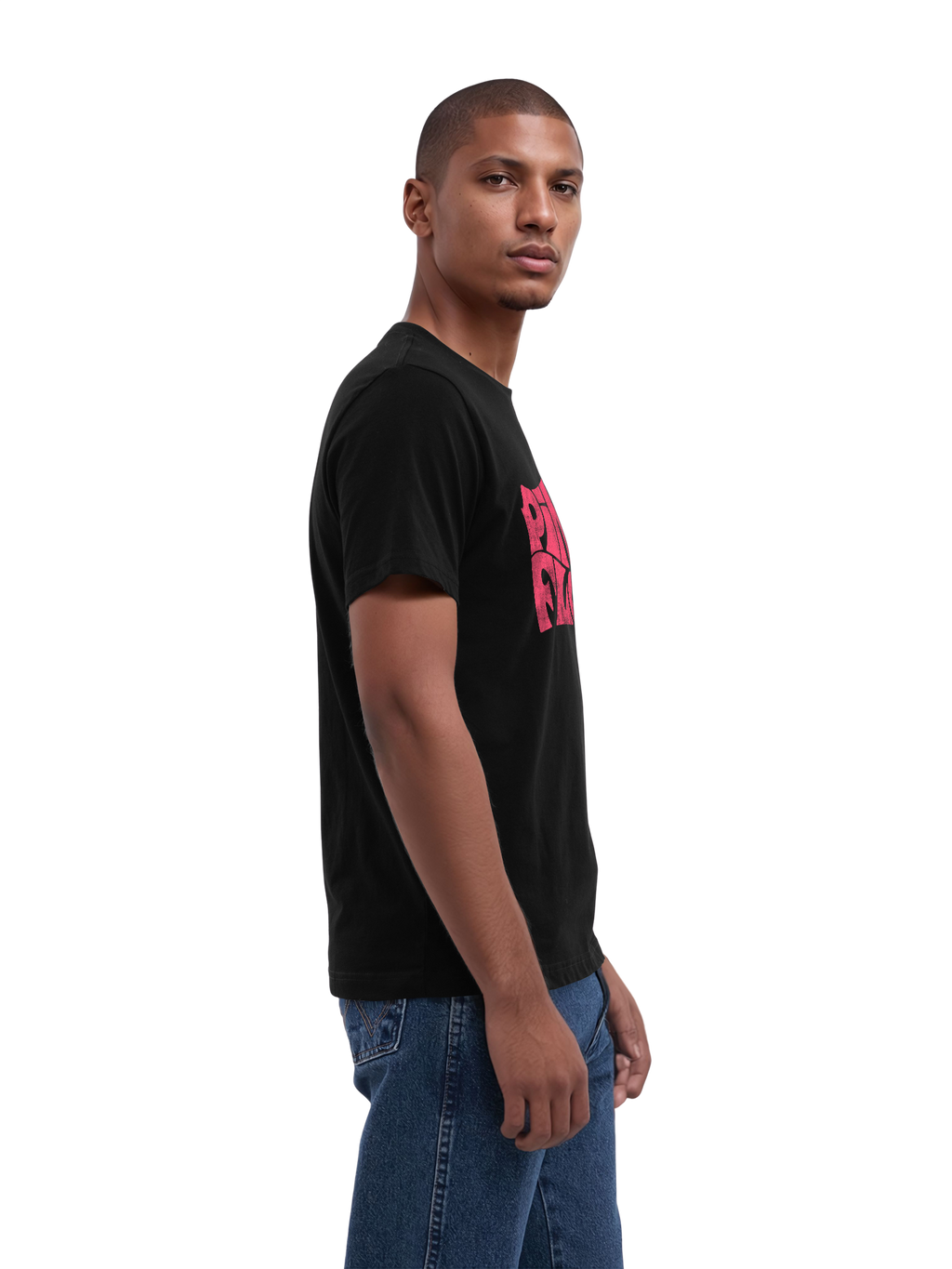 Pink Floyd Retro Logo Navy Men's Organic T-Shirt