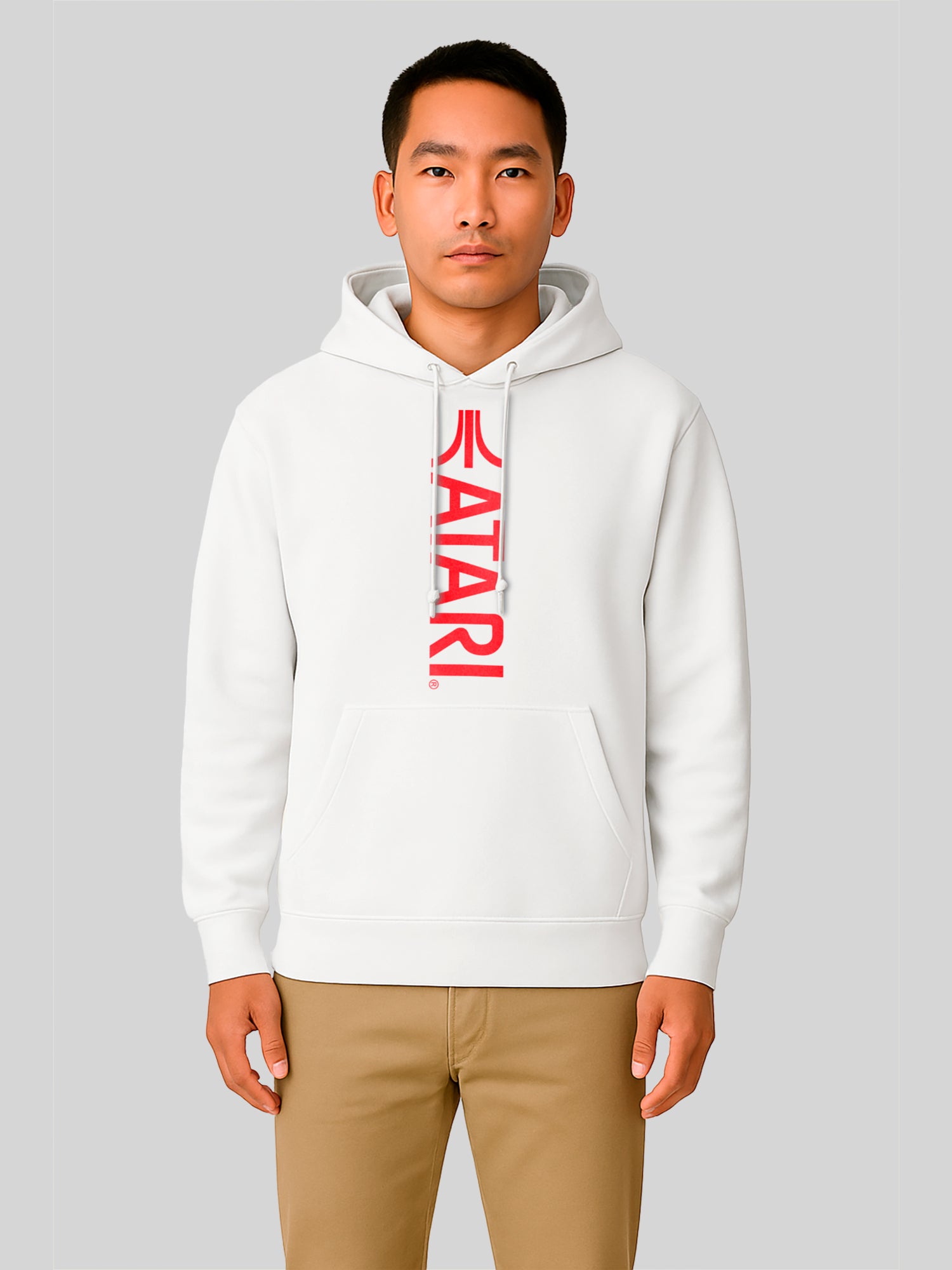ATari Games Vertical Logo Red Retro Gaming mit Pro-Weave® Hood