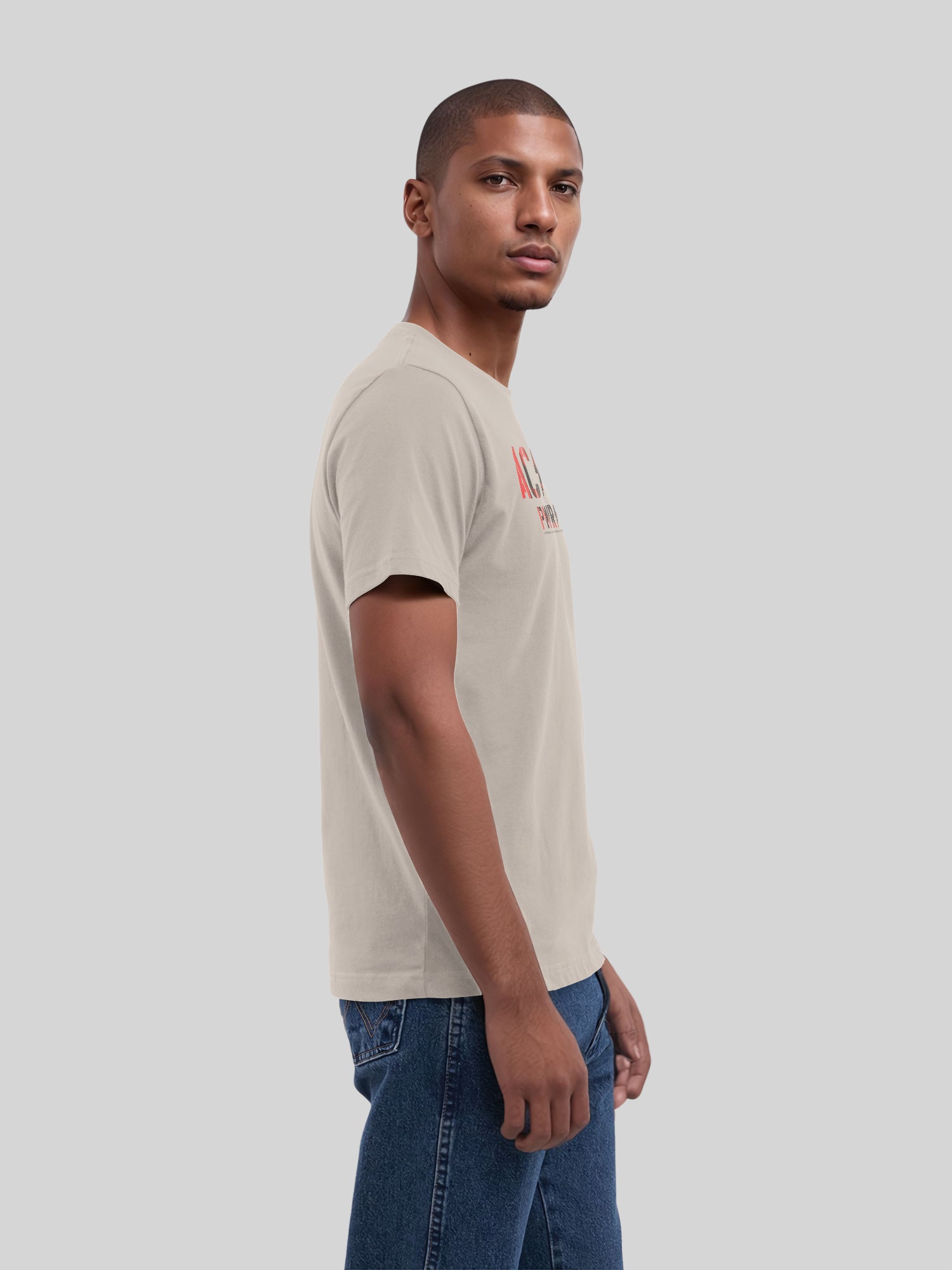 T-shirt organique du logo AC / DC Pwrup Photo