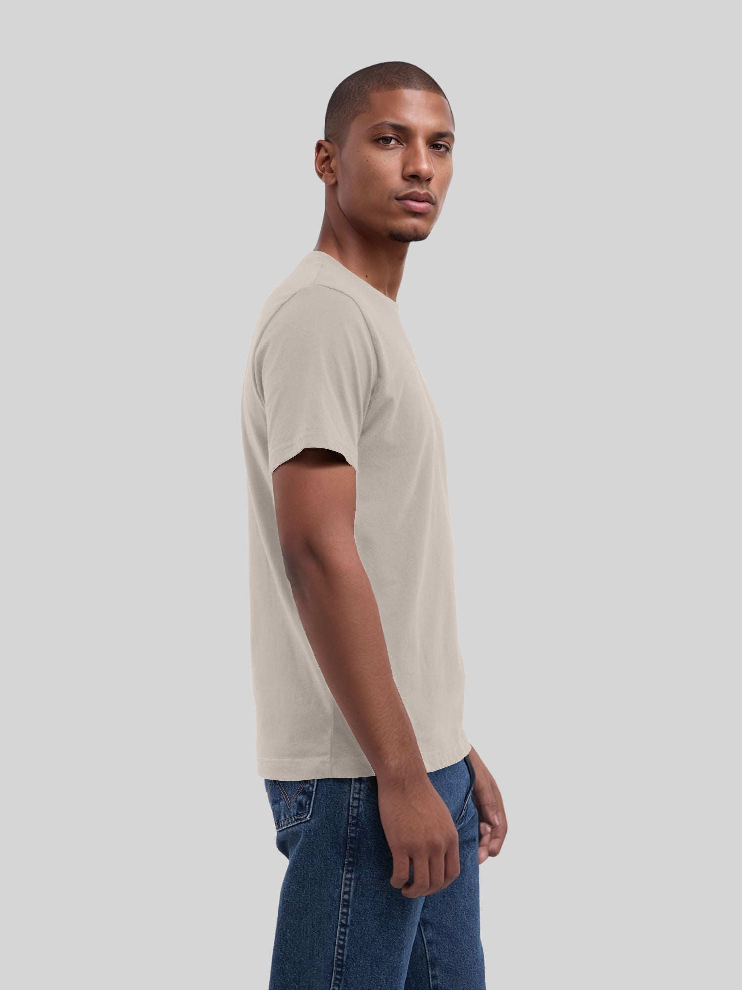 ACDC Lightning Bolt y ACDC Neck Print con en blanco verdaderos | Camiseta regular para hombres