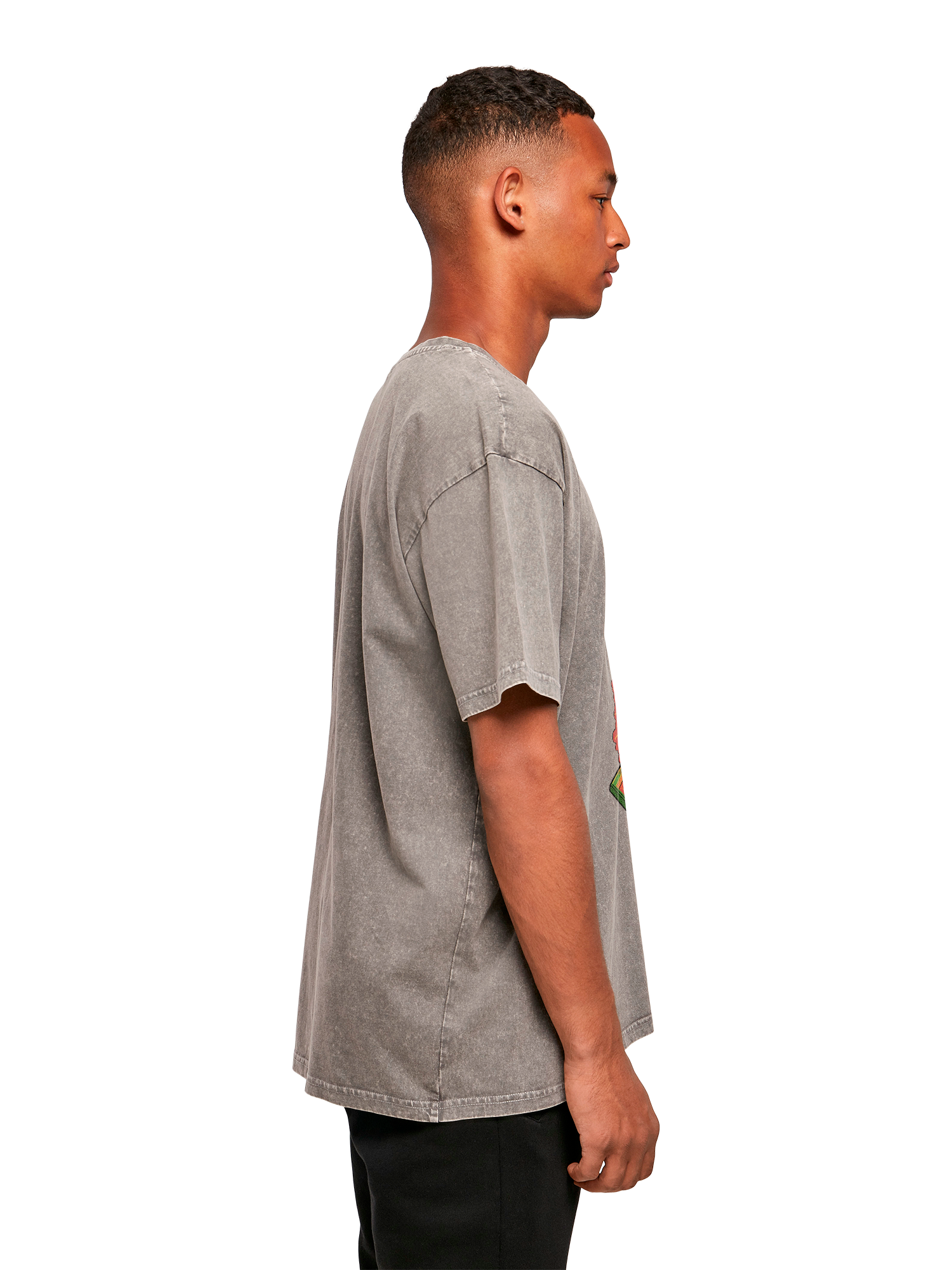 Missile Command Hanger Atari Retro Gaming with Acid Washed Heavy Oversize Tee