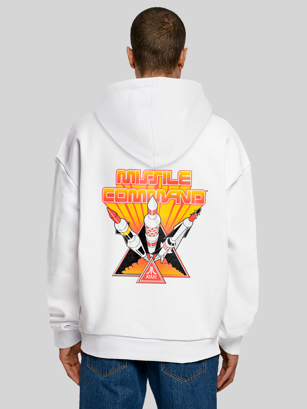Missile Command Triple Shot Atari Retro Gaming with Ultra Heavy Hoody