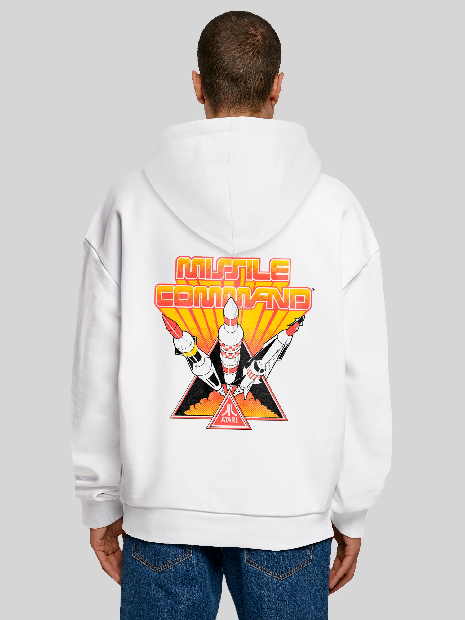 Missile Command Triple Shot Atari Retro Gaming with Ultra Heavy Hoody