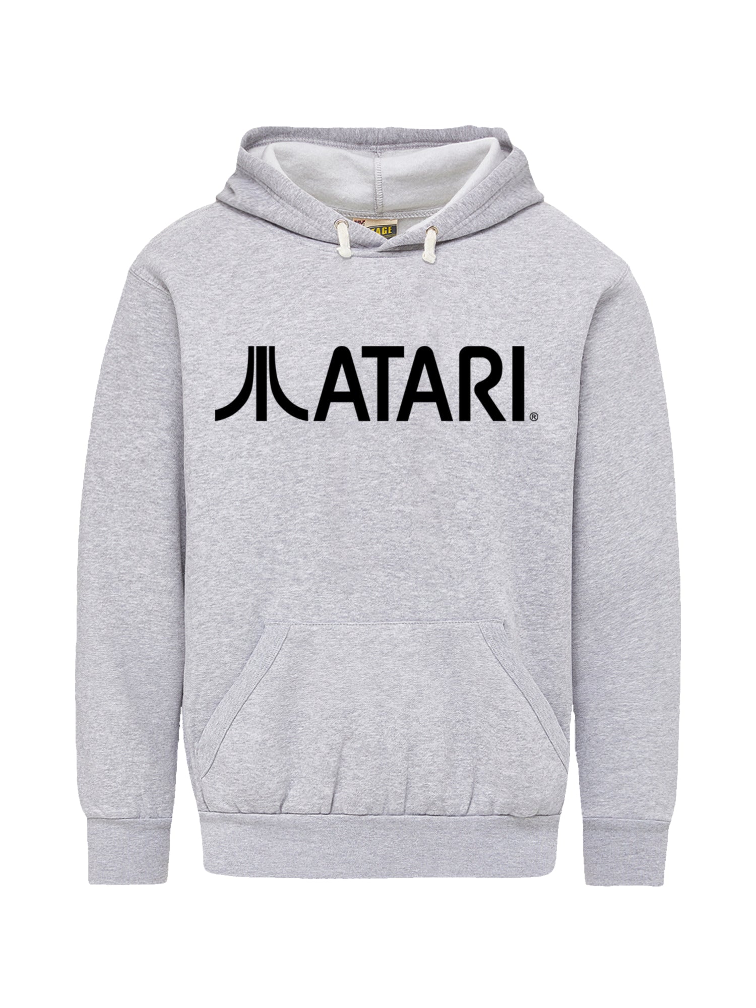 Atari Games Logo Black Retro Gaming Horizontal mit Vintage Fleece Hood