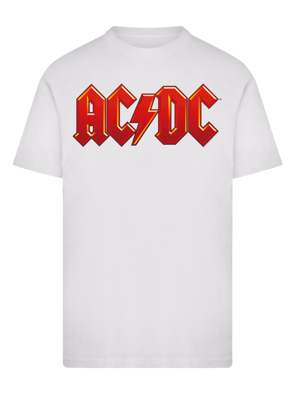 Dunkelrotes ACDC-Logo-T-Shirt