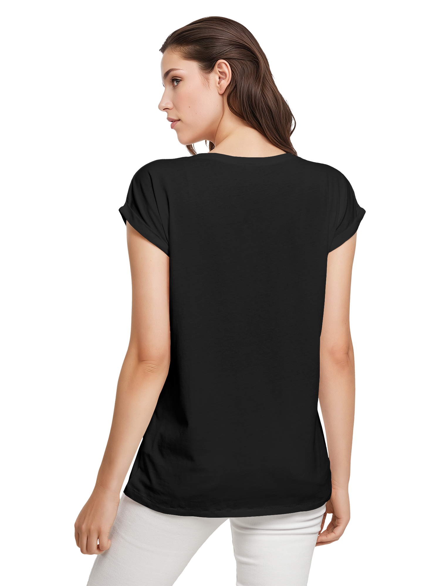 TEE ACDC RED ICE LOGO Damas de hombro extendido