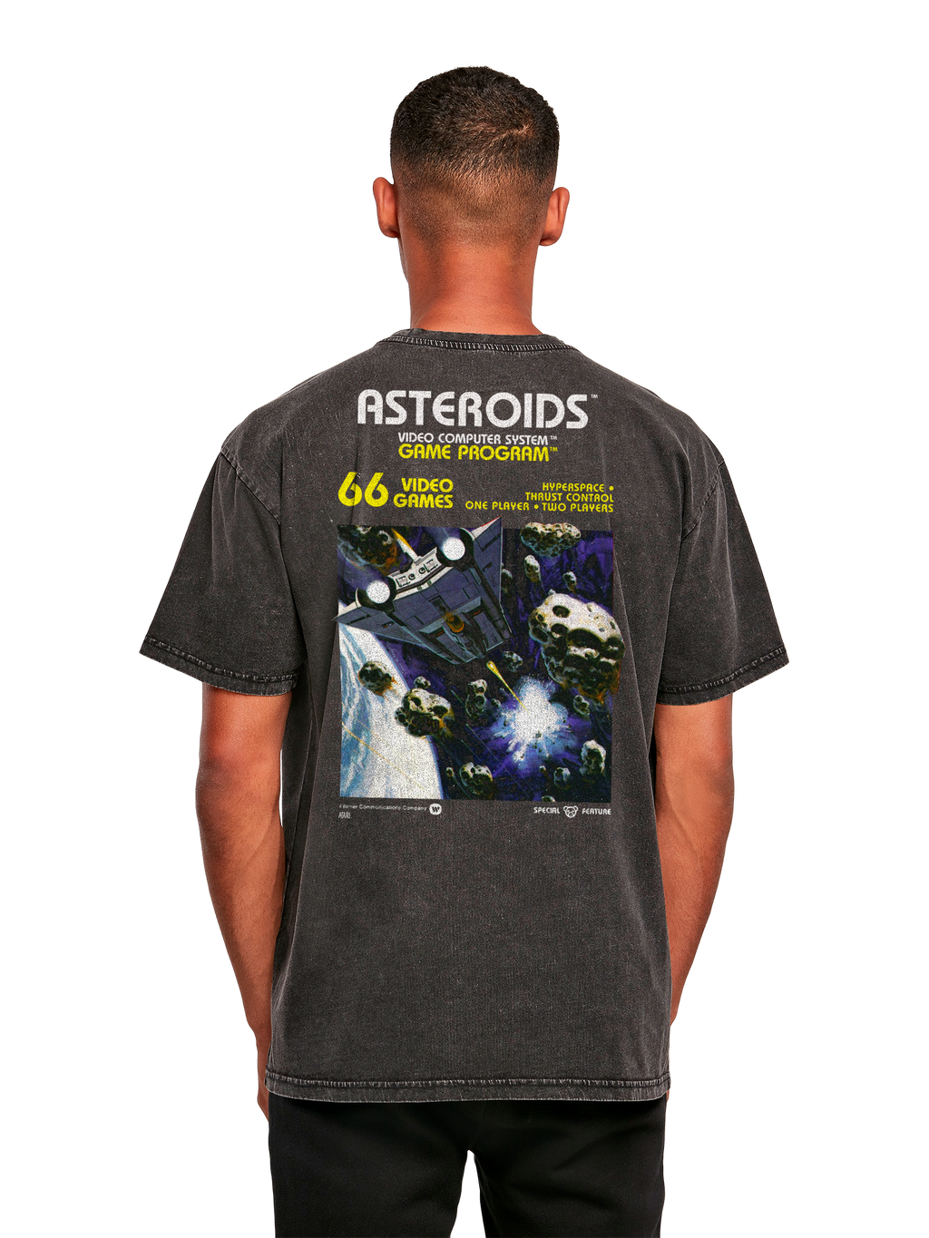 Atari Games Logo Retro Gaming Vintage Oversized T-Shirt